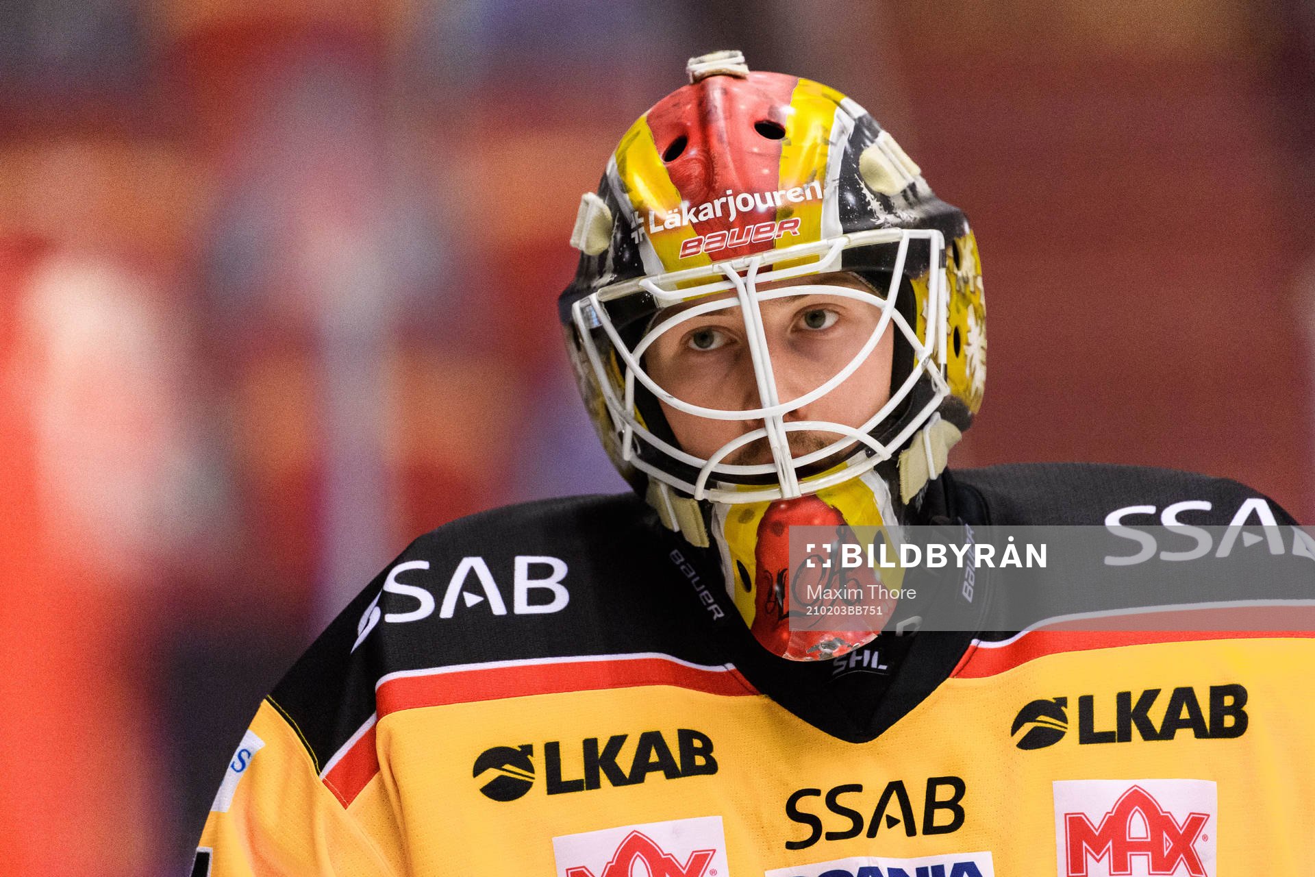 Luleås målvakt Joel Lassinantti