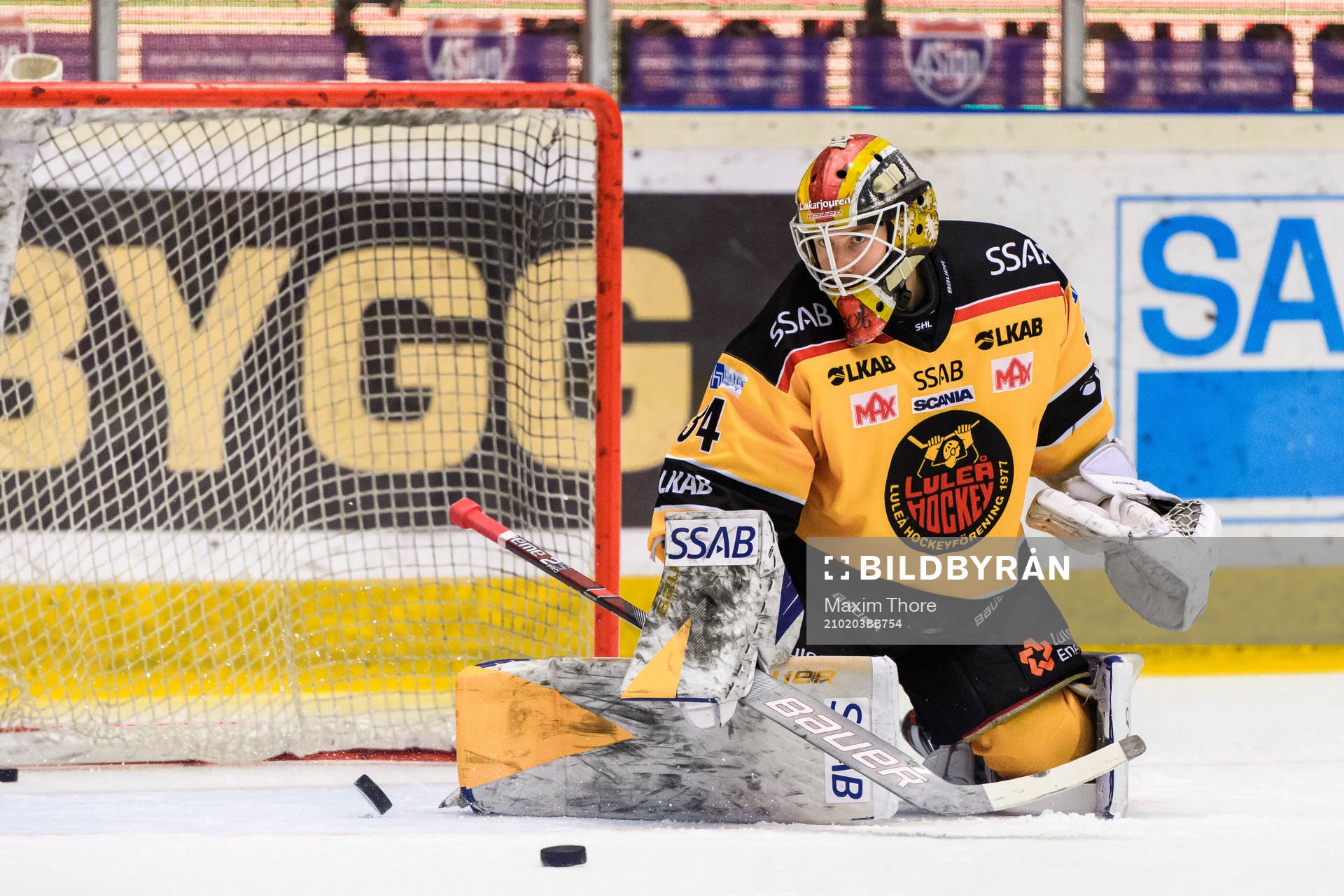 Luleås målvakt Joel Lassinantti