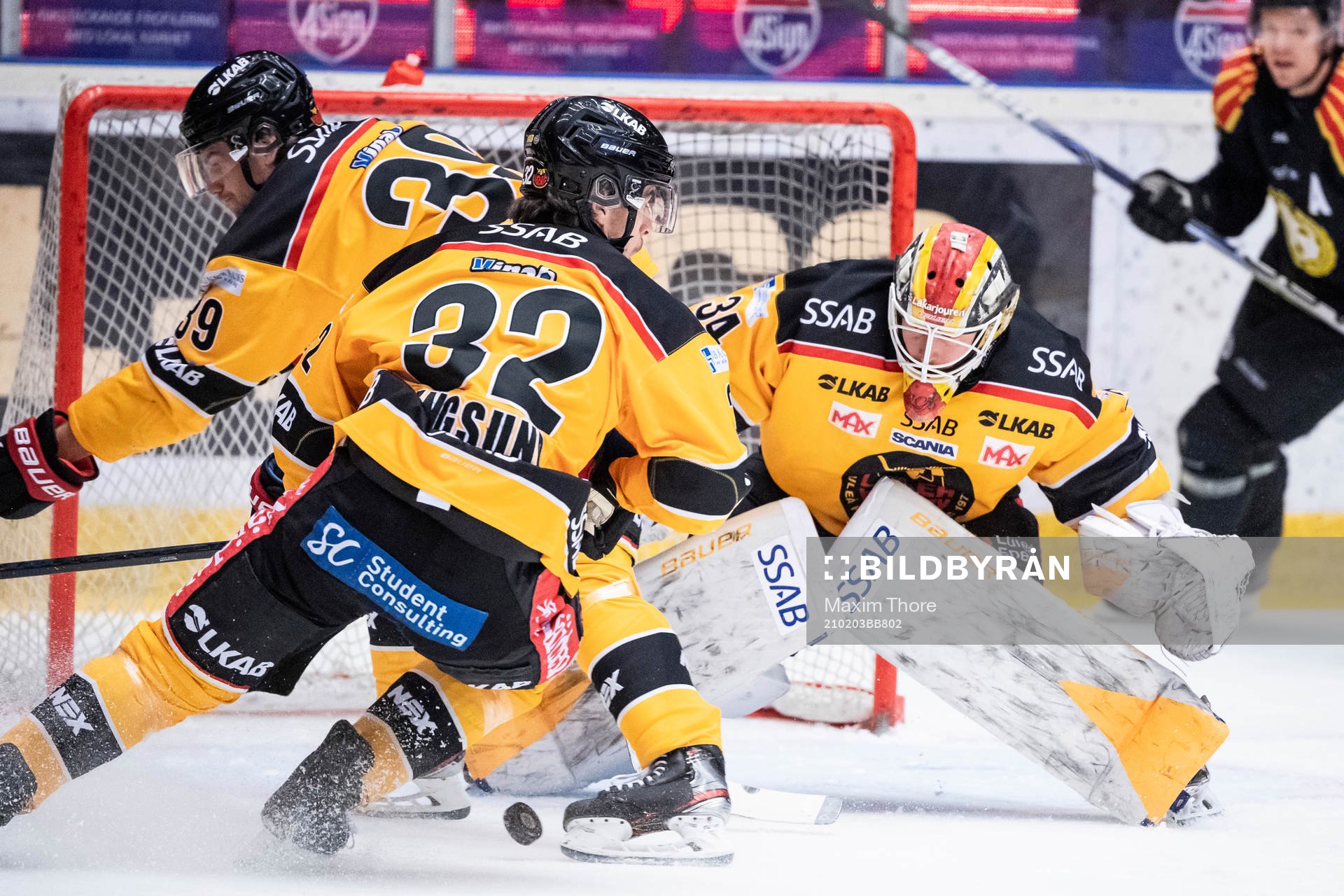 Luleås målvakt Joel Lassinantti