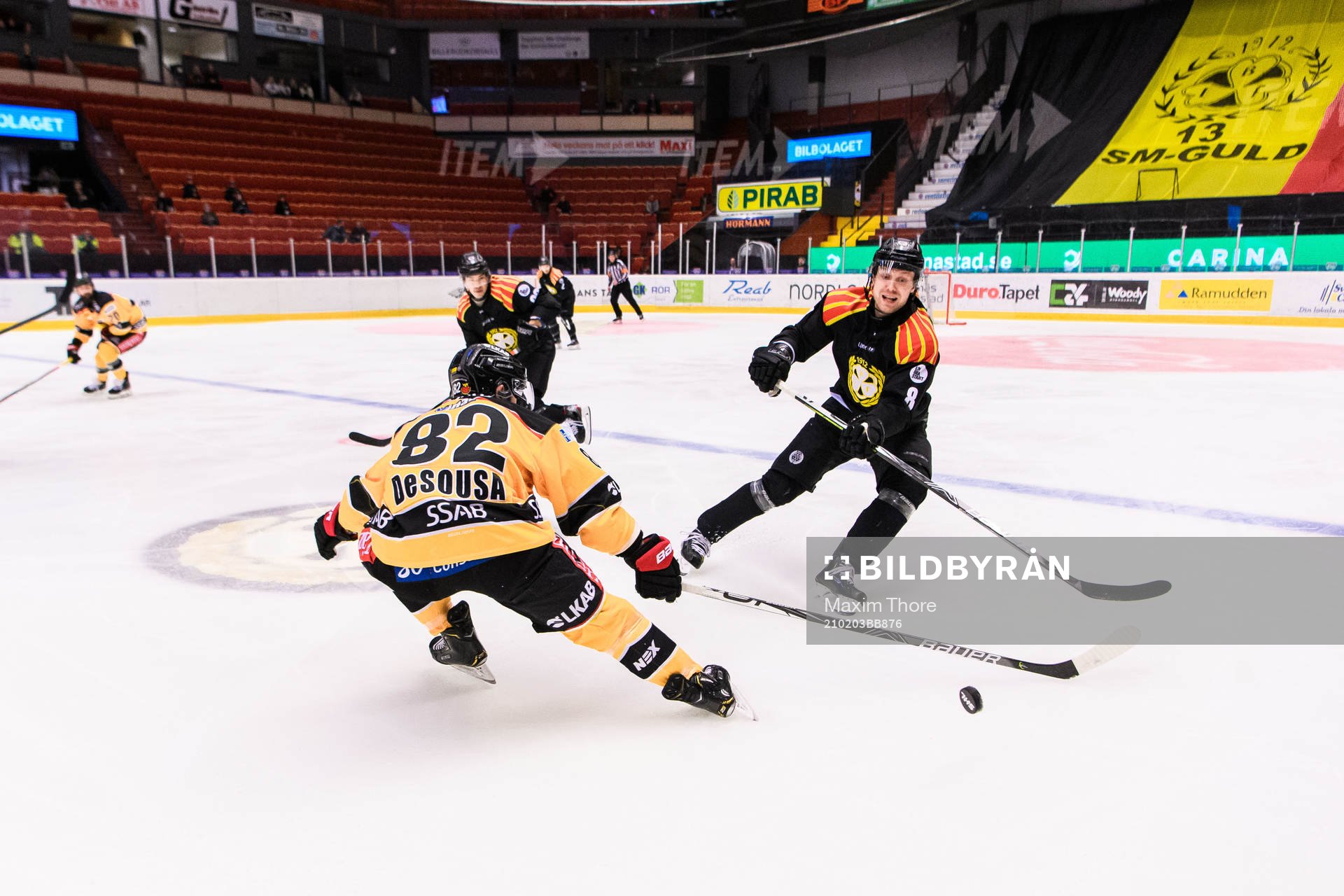 Luleås Chris Desousa och Brynäs John Nyberg