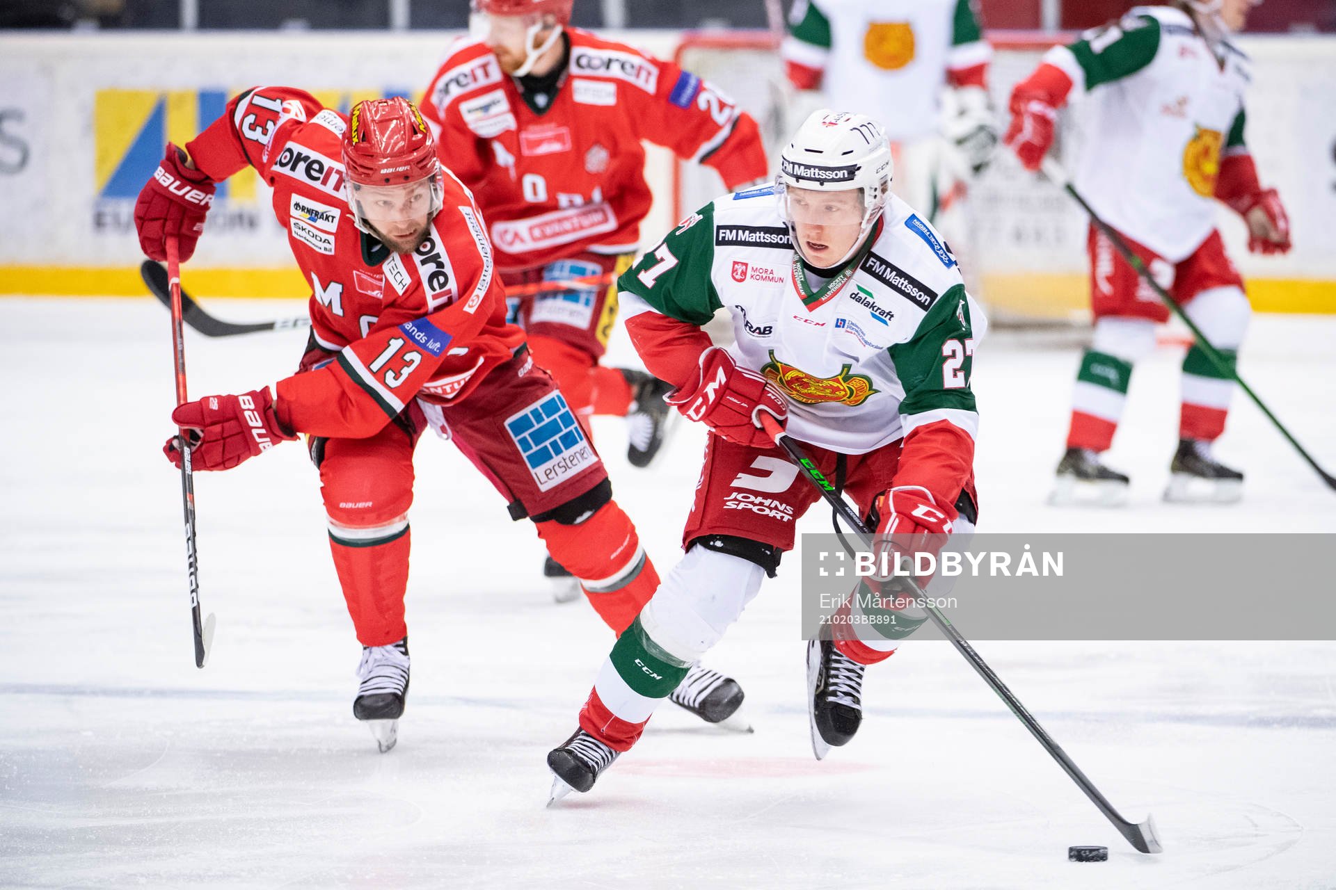 Modos Johan Harju och Moras Isac Andersson