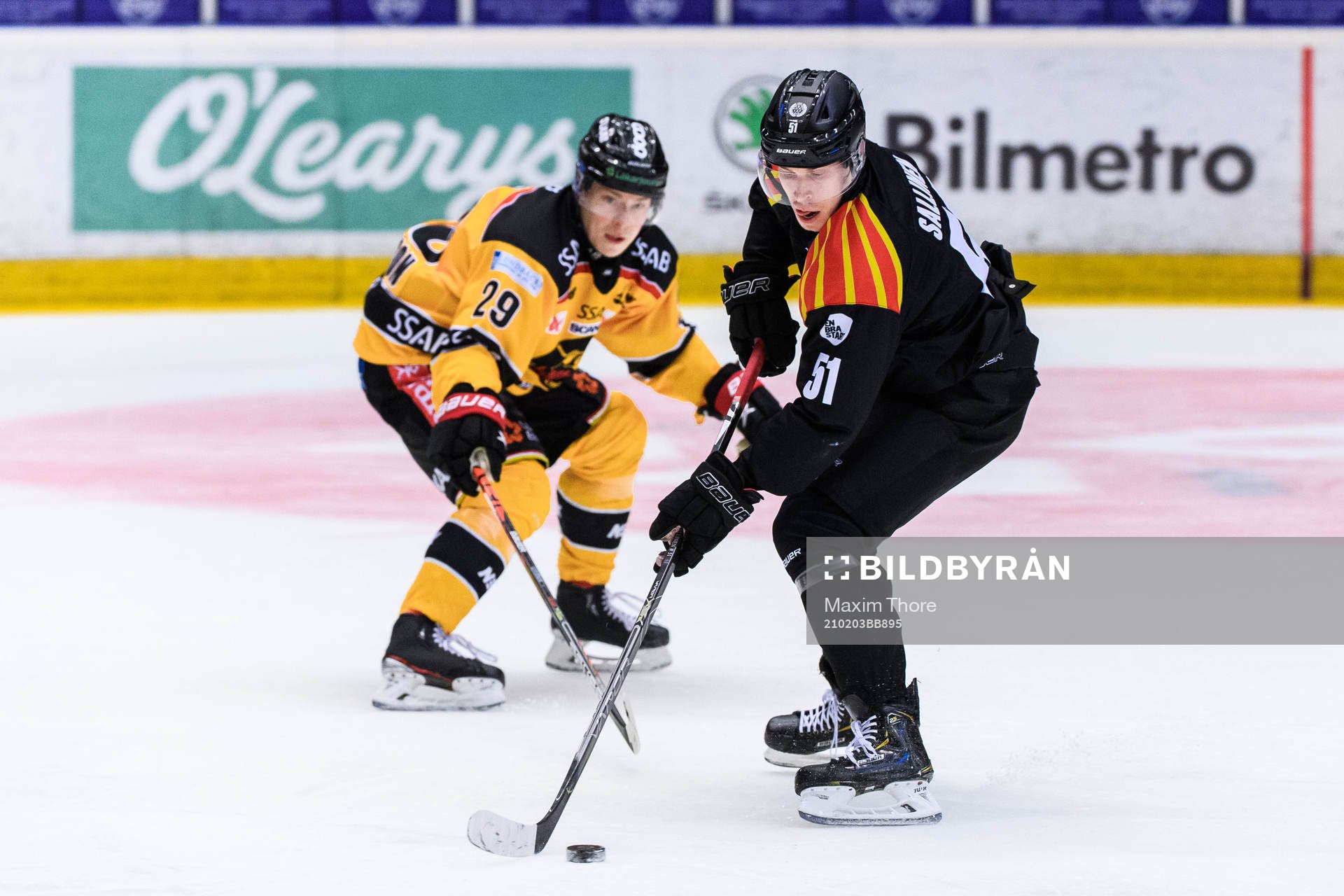 Luleås Erik Gustafsson och Brynäs Tomi Sallinen