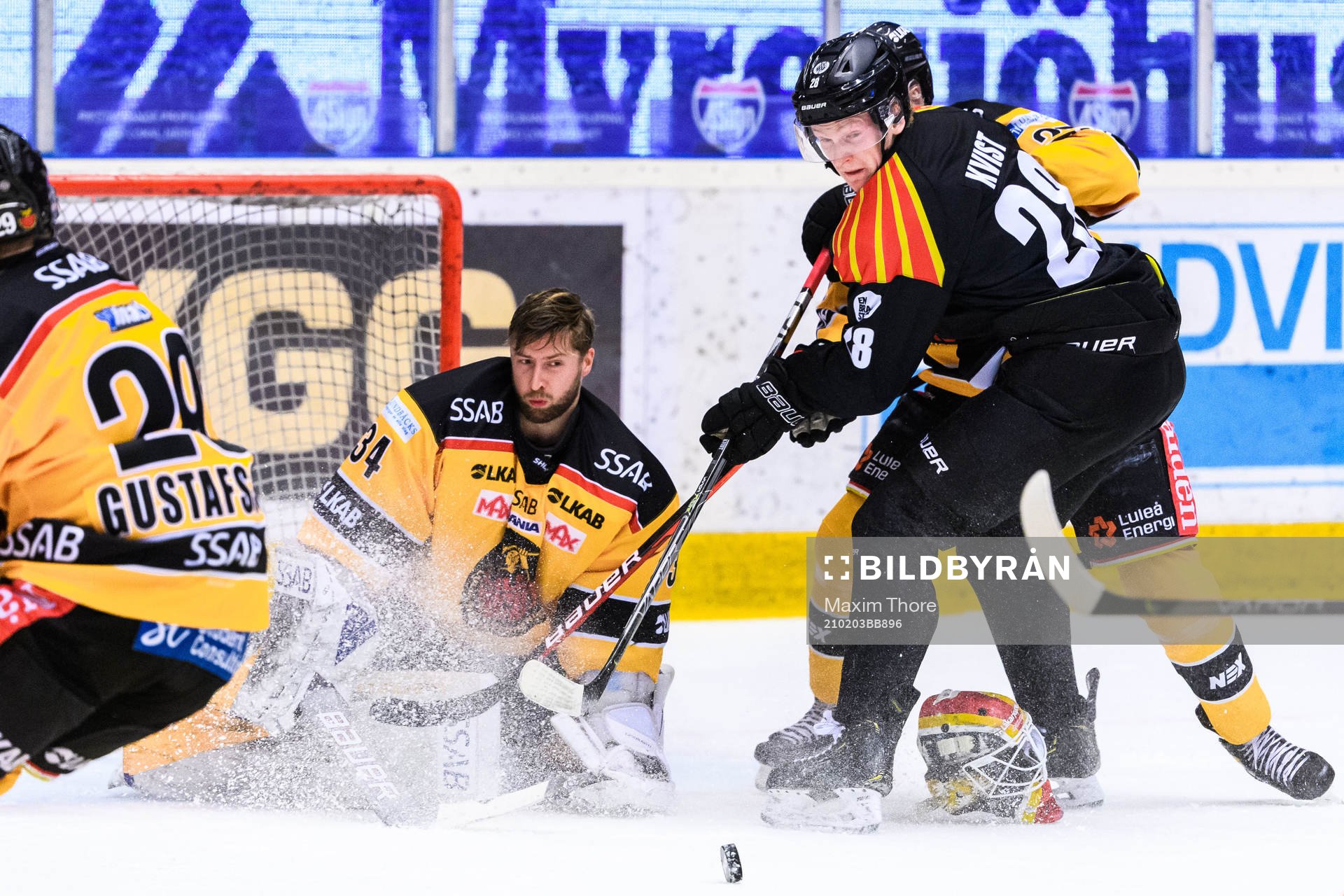 Luleås målvakt Joel Lassinantti