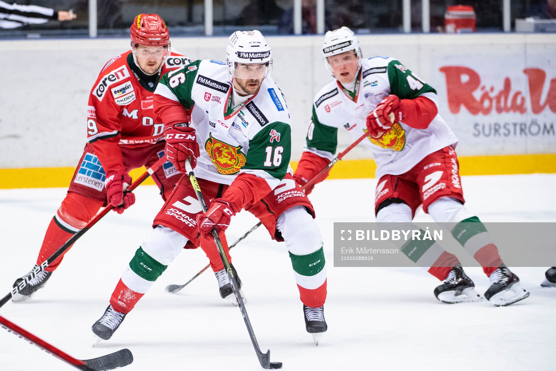 Modos Patrik Karlkvist mot Ludvig Larsson och Oskar