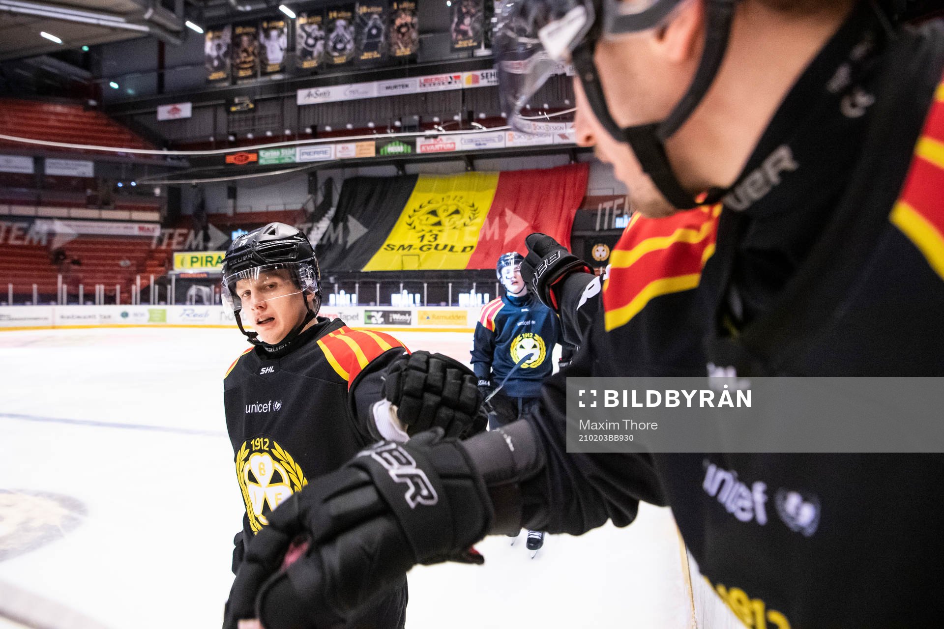Brynäs Daniel Mannberg jublar
