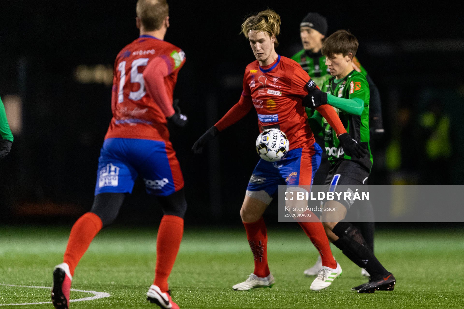Tvååkers Hugo Svensson och Varbergs Noah Johansson