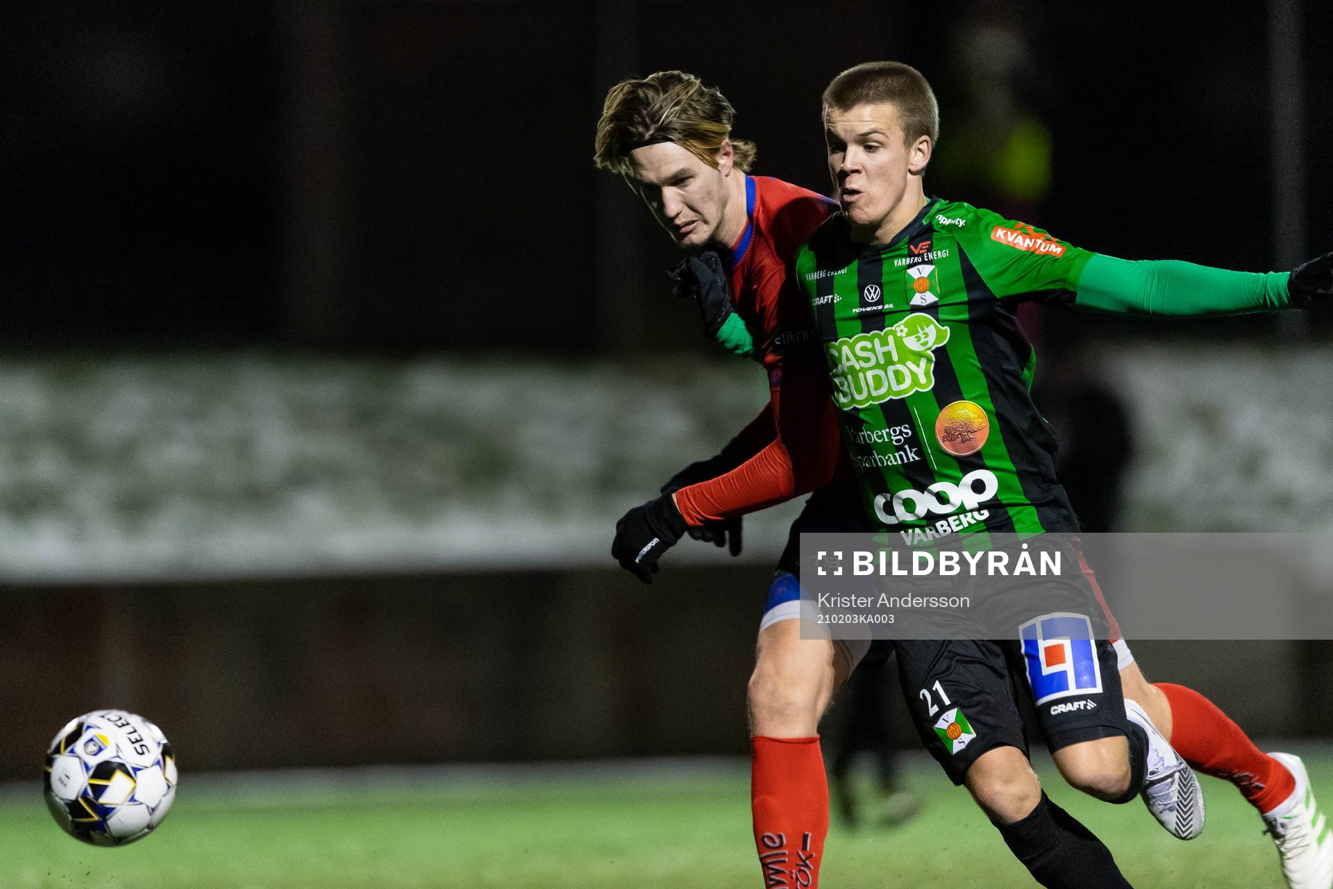Tvååkers Hugo Svensson och Varbergs Victor Karlsson