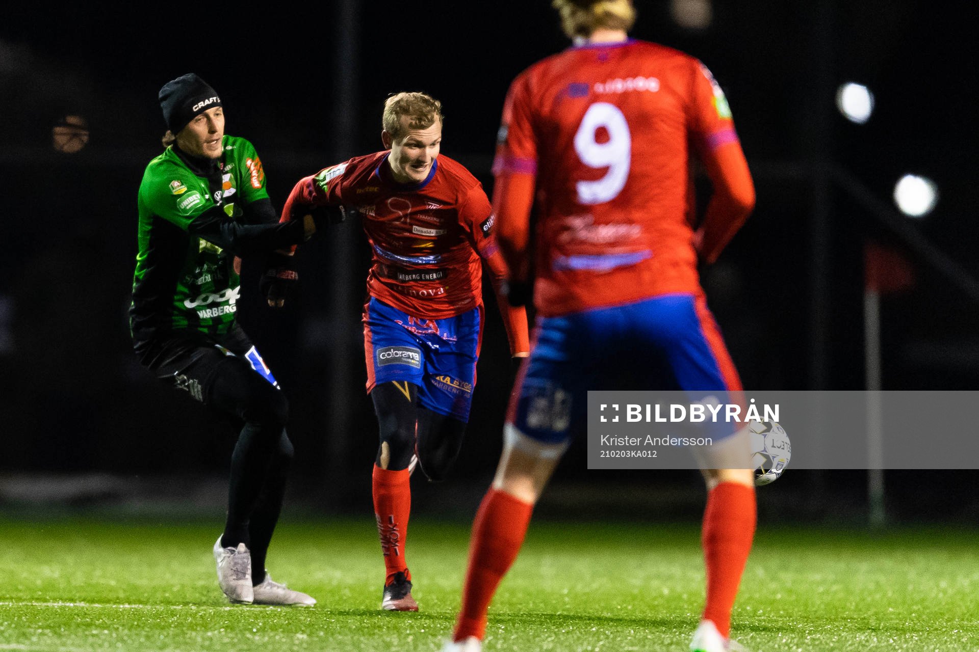 Varbergs Joakim Lindner och Tvååkers Johan Persson