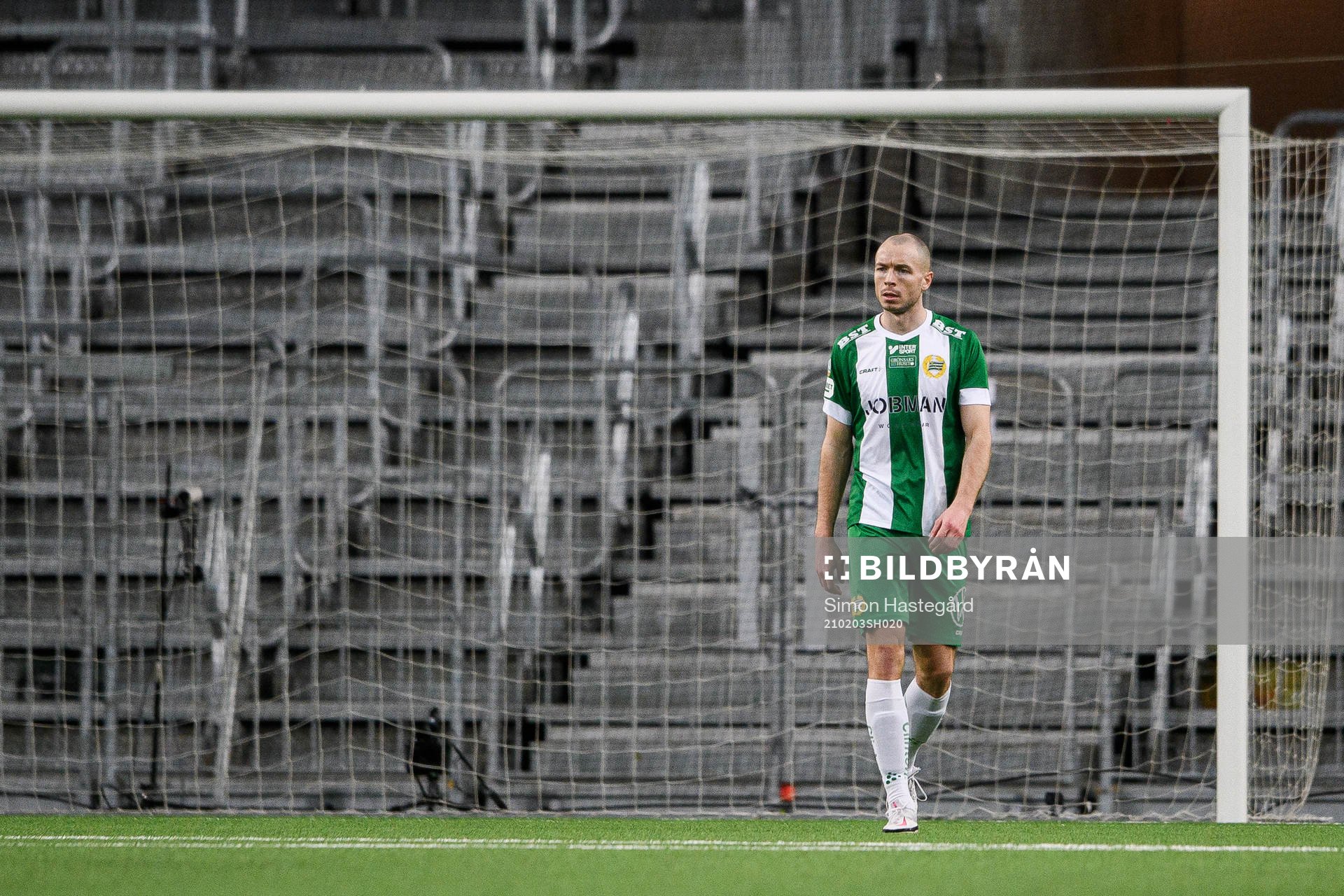 Hammarbys Jon Gudni Fjóluson deppar
