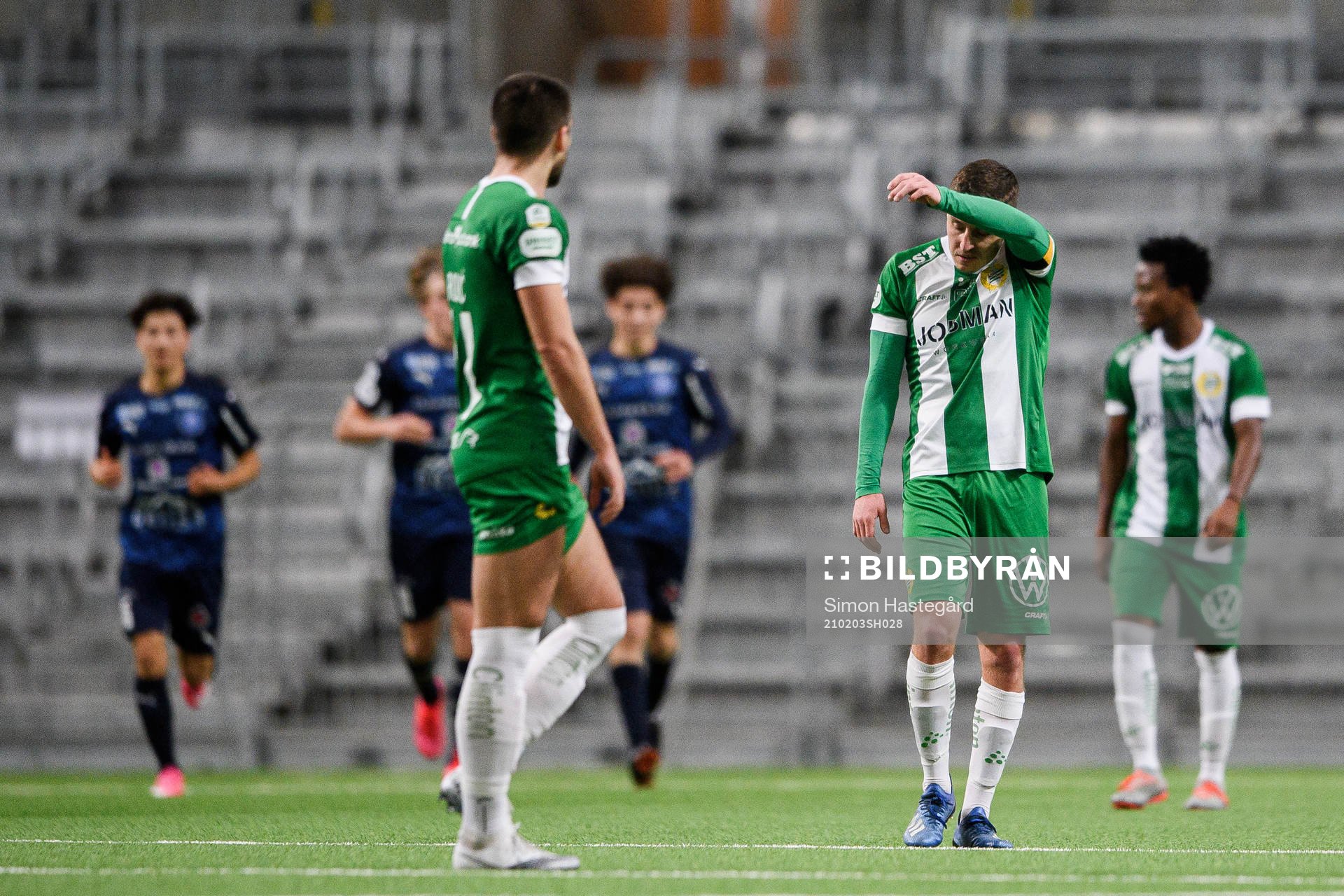 Hammarbys Jeppe Andersen deppar