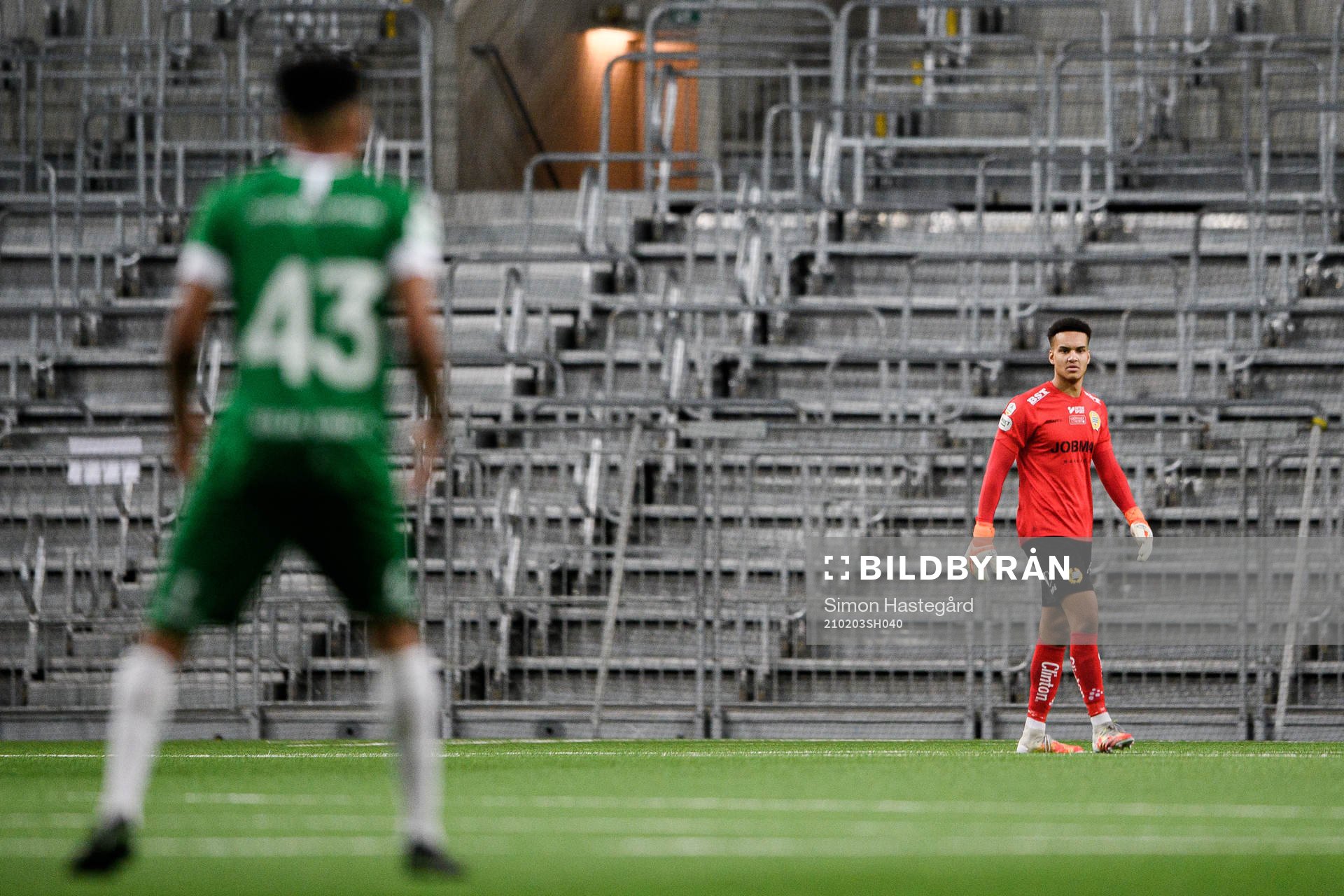 Hammarbys målvakt Oliver Dovin