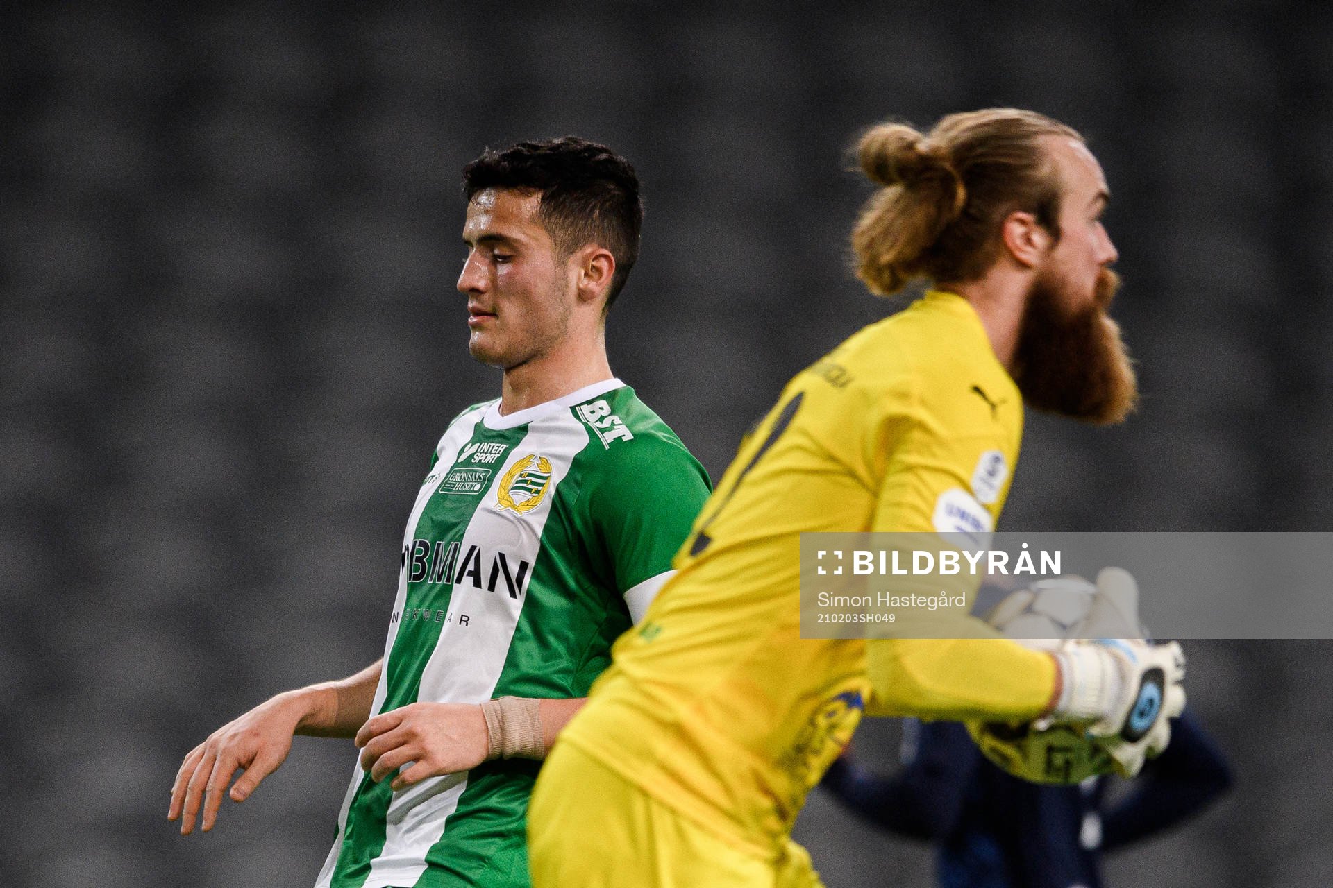 Hammarbys Astrit Selmani deppar