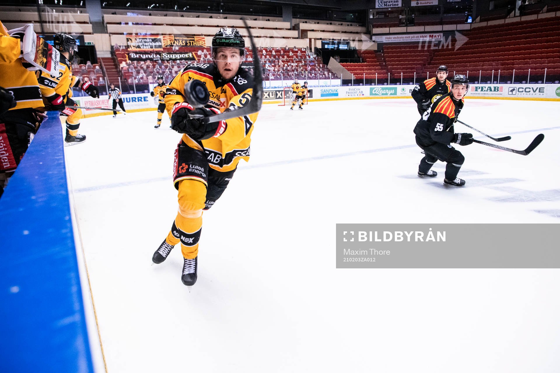 Luleås Filip Hållander och Brynäs Noel Gunler