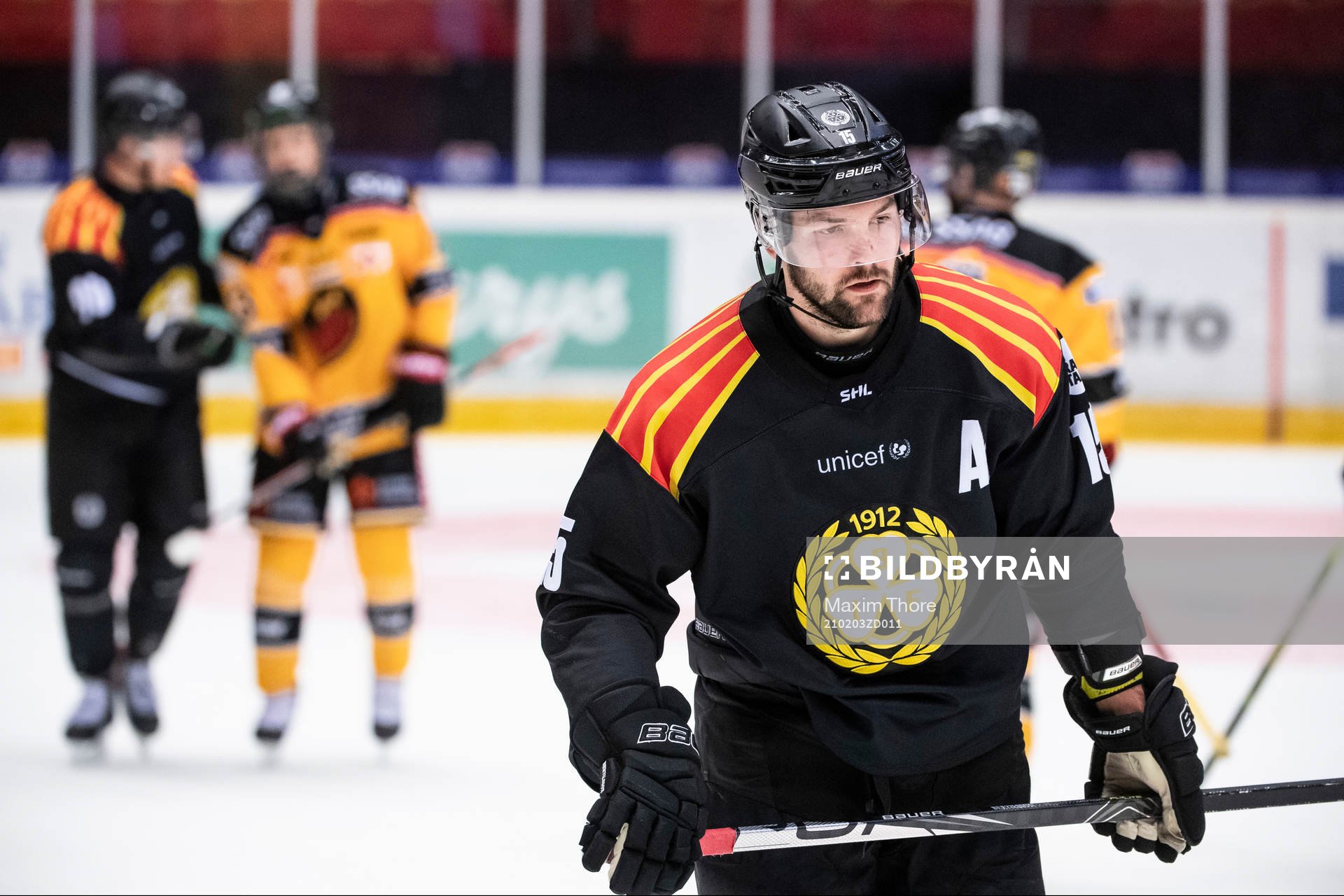Brynäs Simon Bertilsson deppar