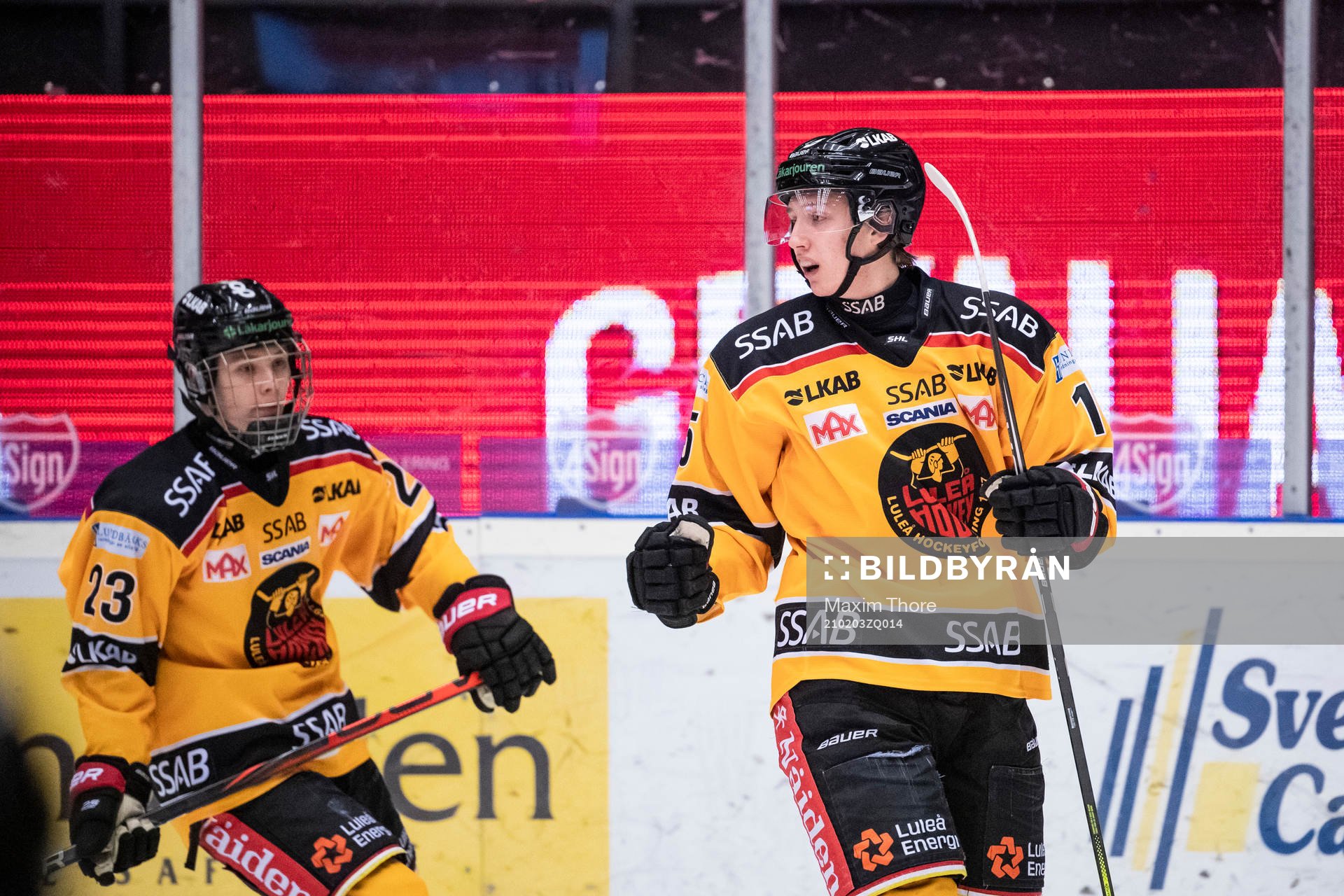 Luleås Carl Mattsson jublar