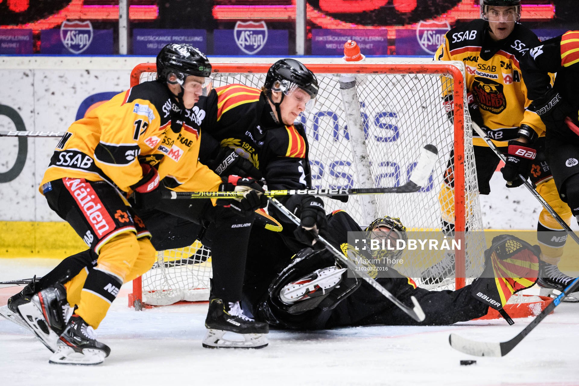 Brynäs målvakt Samuel Ersson