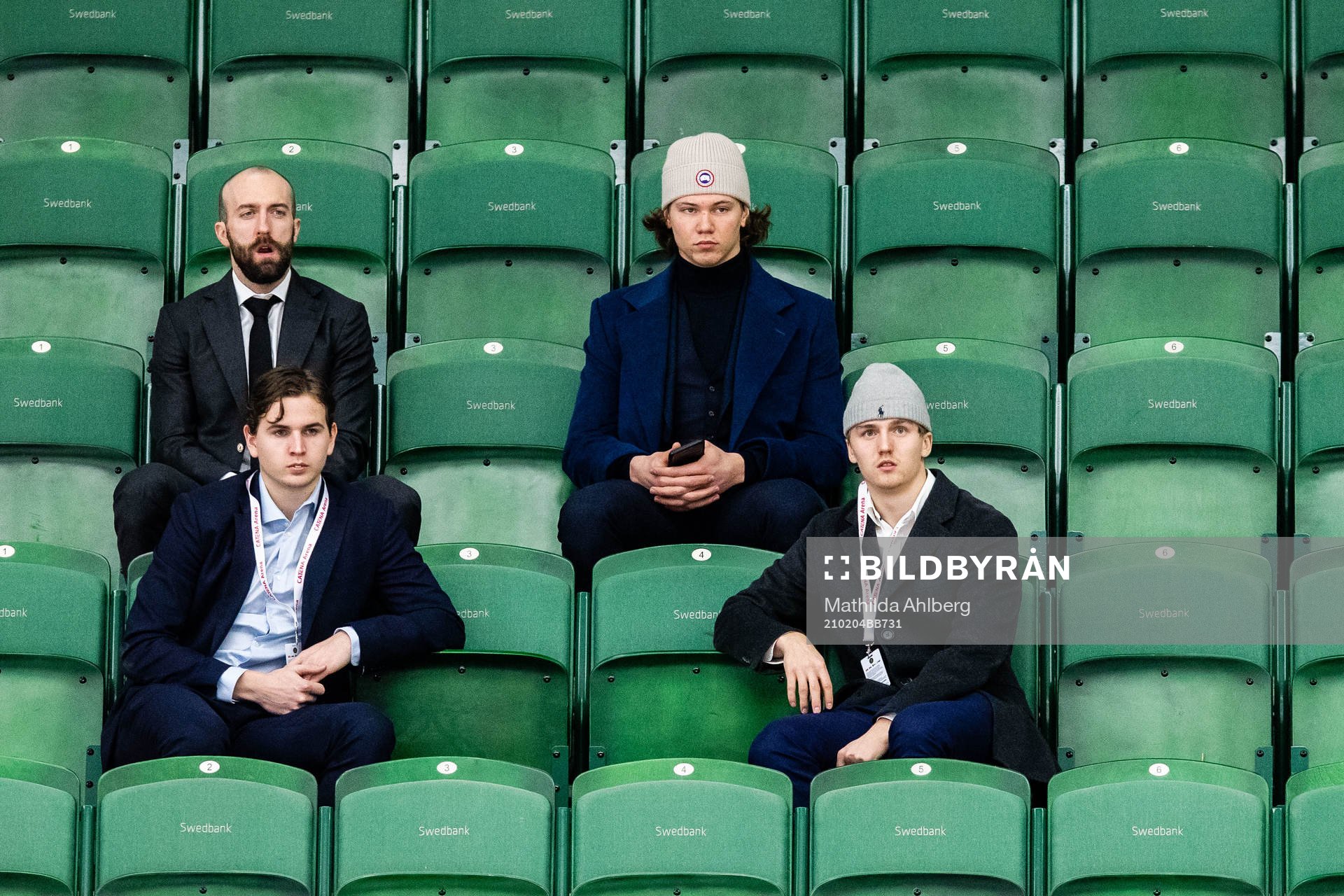 Rögles Taylor Matson, Moritz Seider, Melker Eriksson och