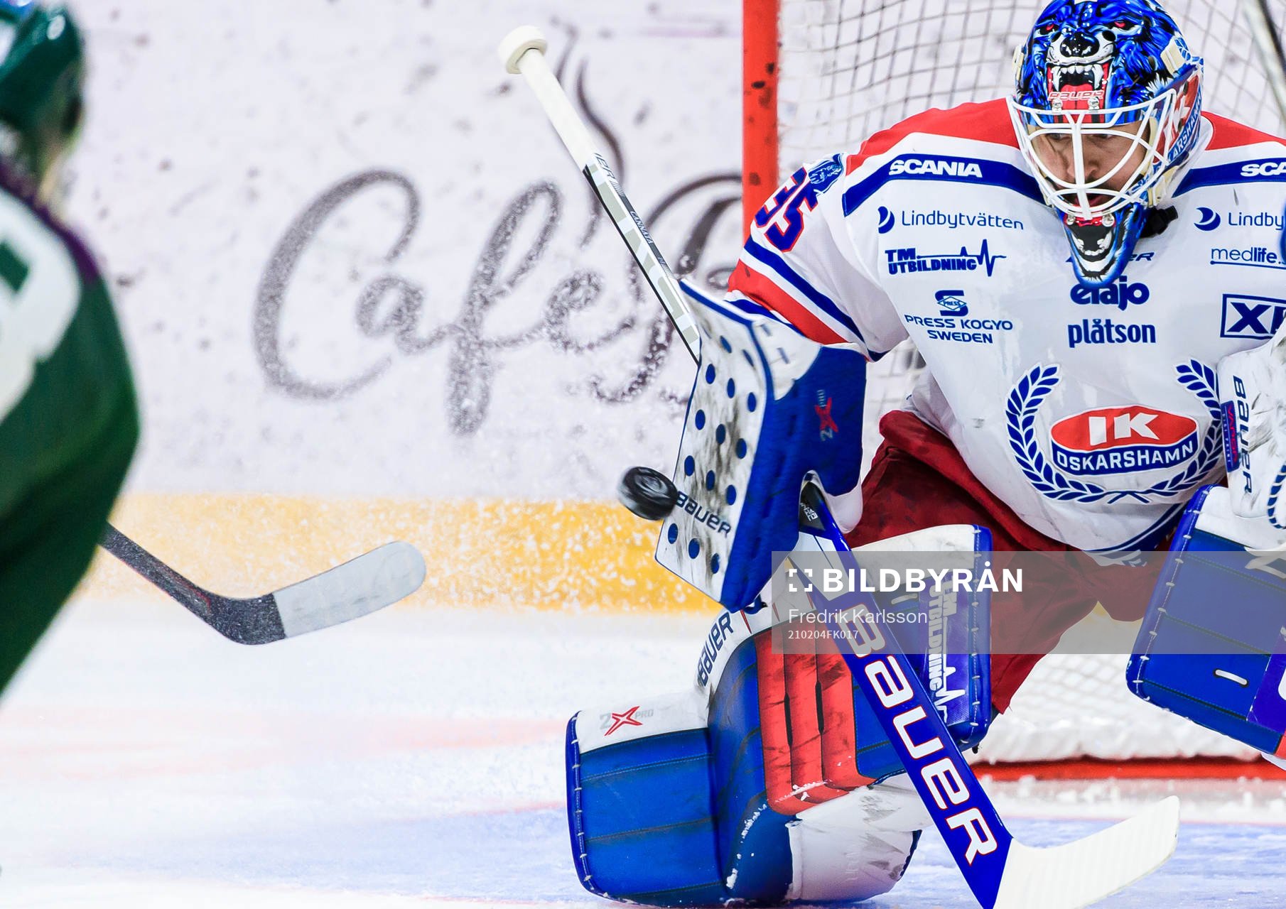 Oskarshamns målvakt Joe Cannata