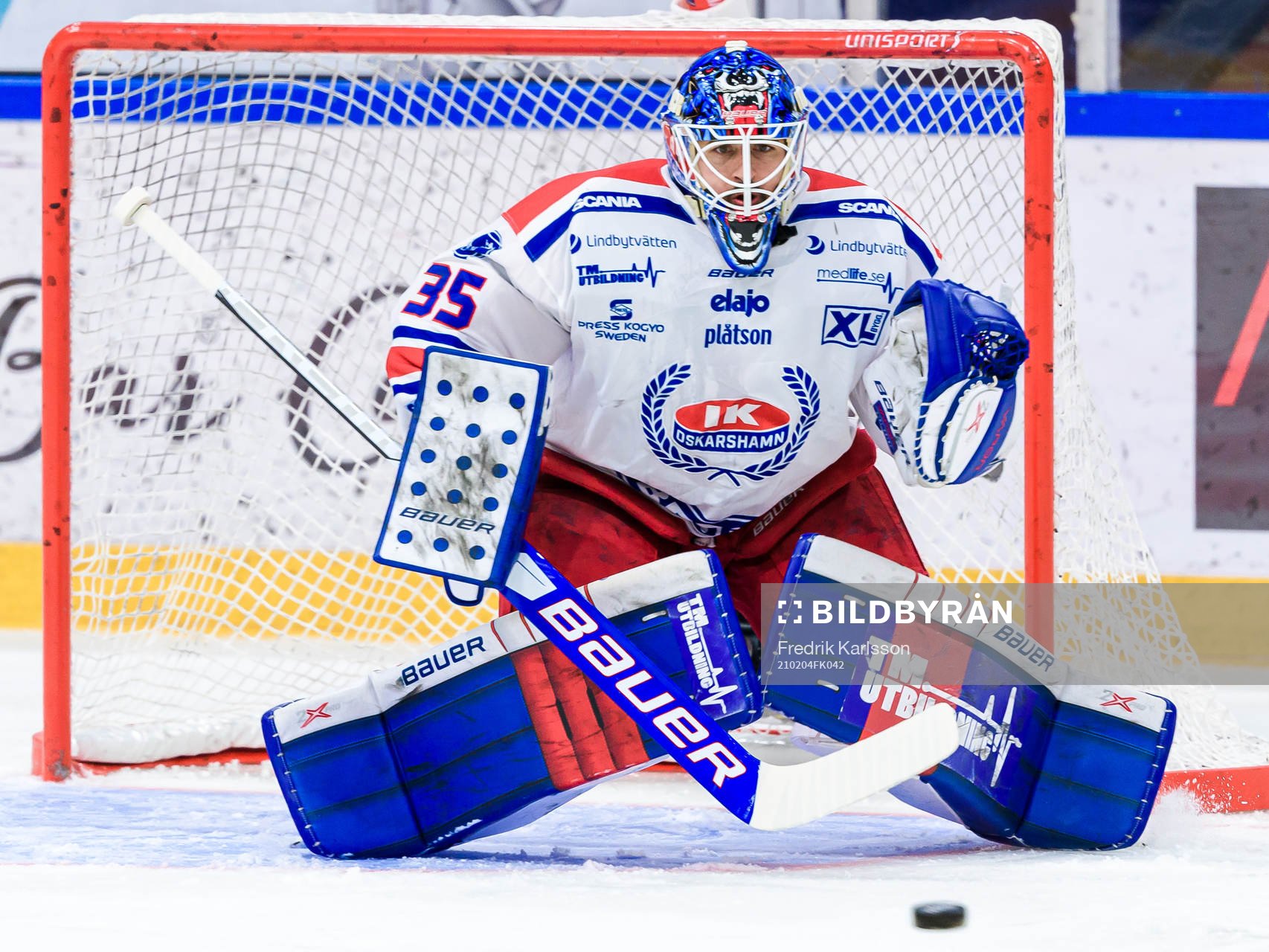 Oskarshamns målvakt Joe Cannata