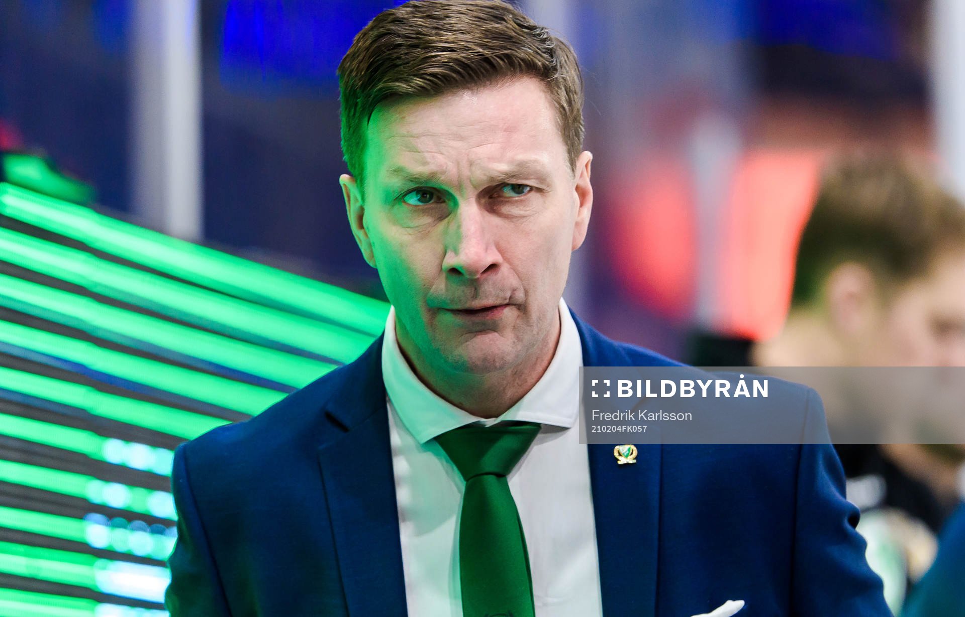 Färjestads huvudtränare Johan Pennerborn