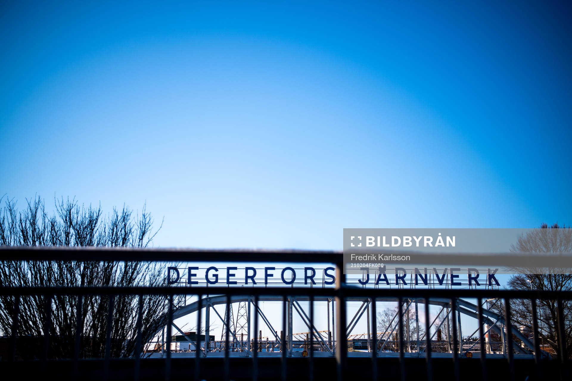 Vy över Degerfors Järnverk