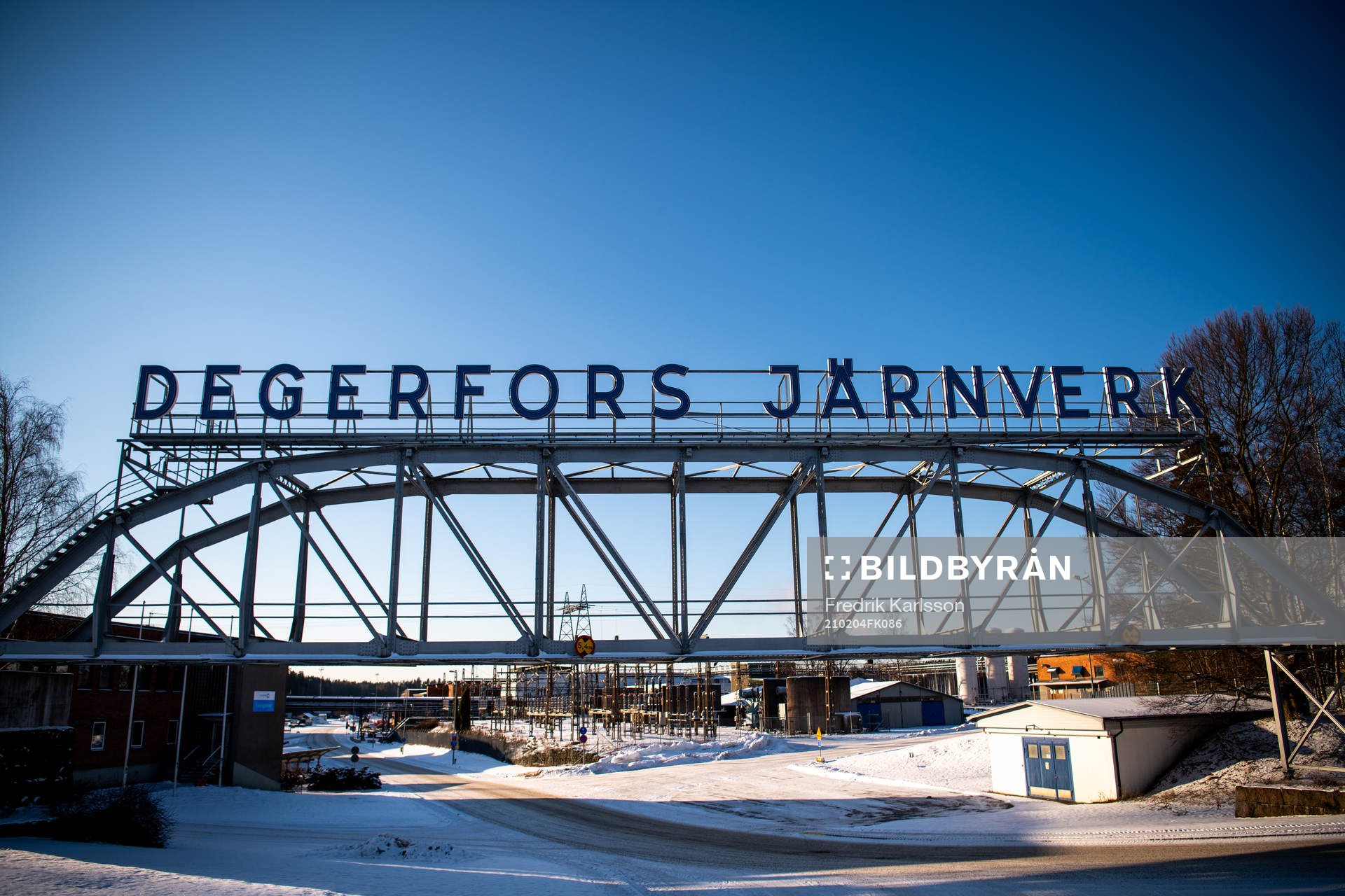 Vy över Degerfors Järnverk