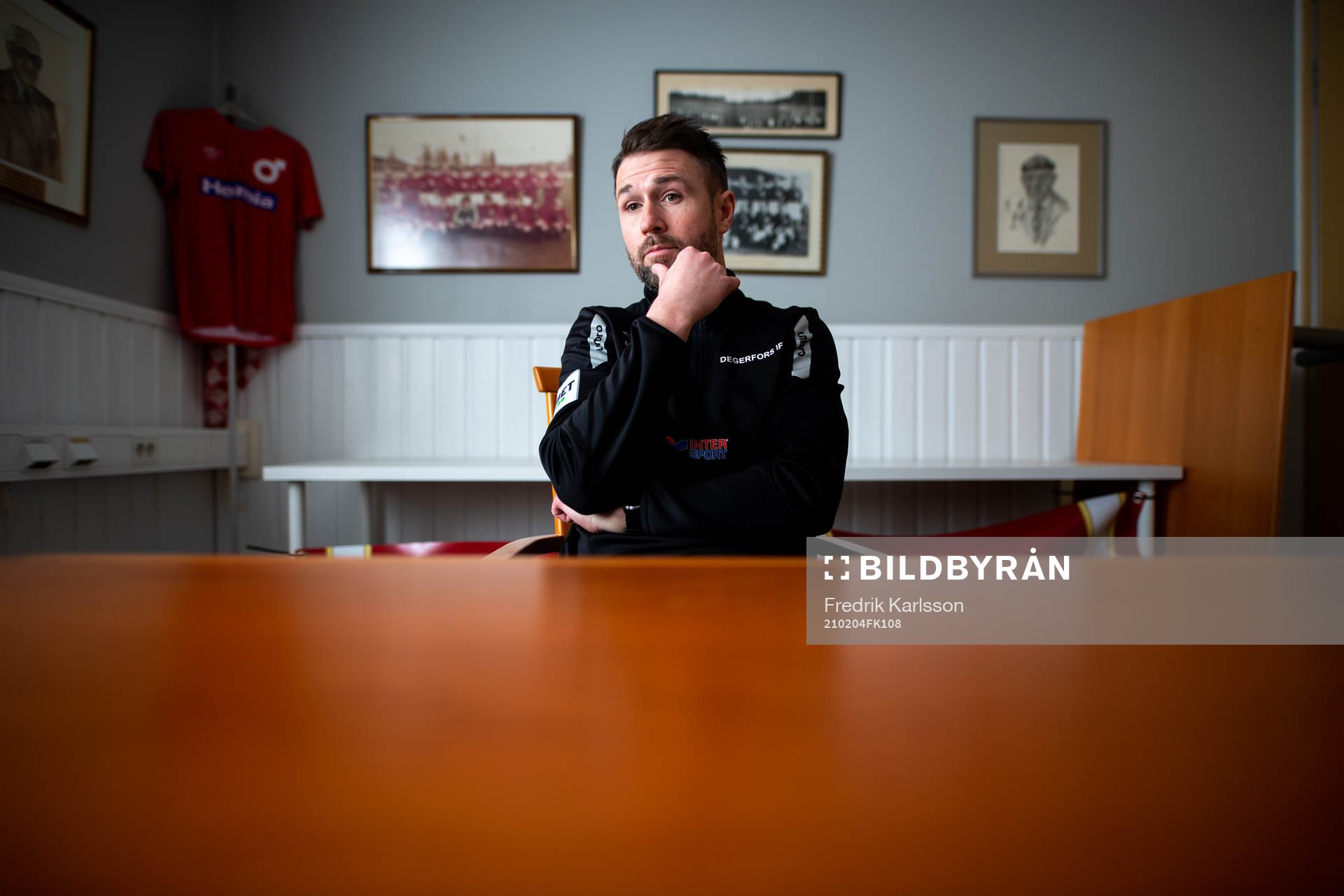 Degerfors tränare Tobias Solberg