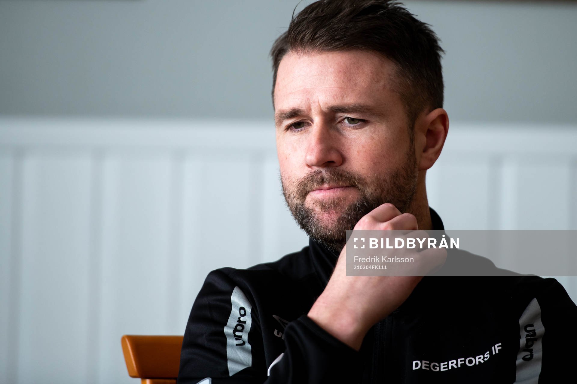 Degerfors tränare Tobias Solberg