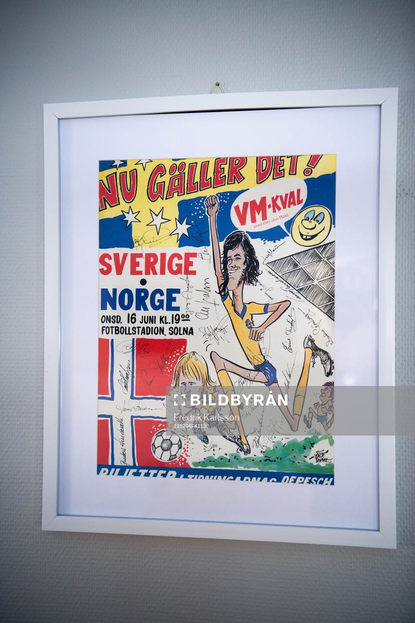 En tavla i klubbhuset