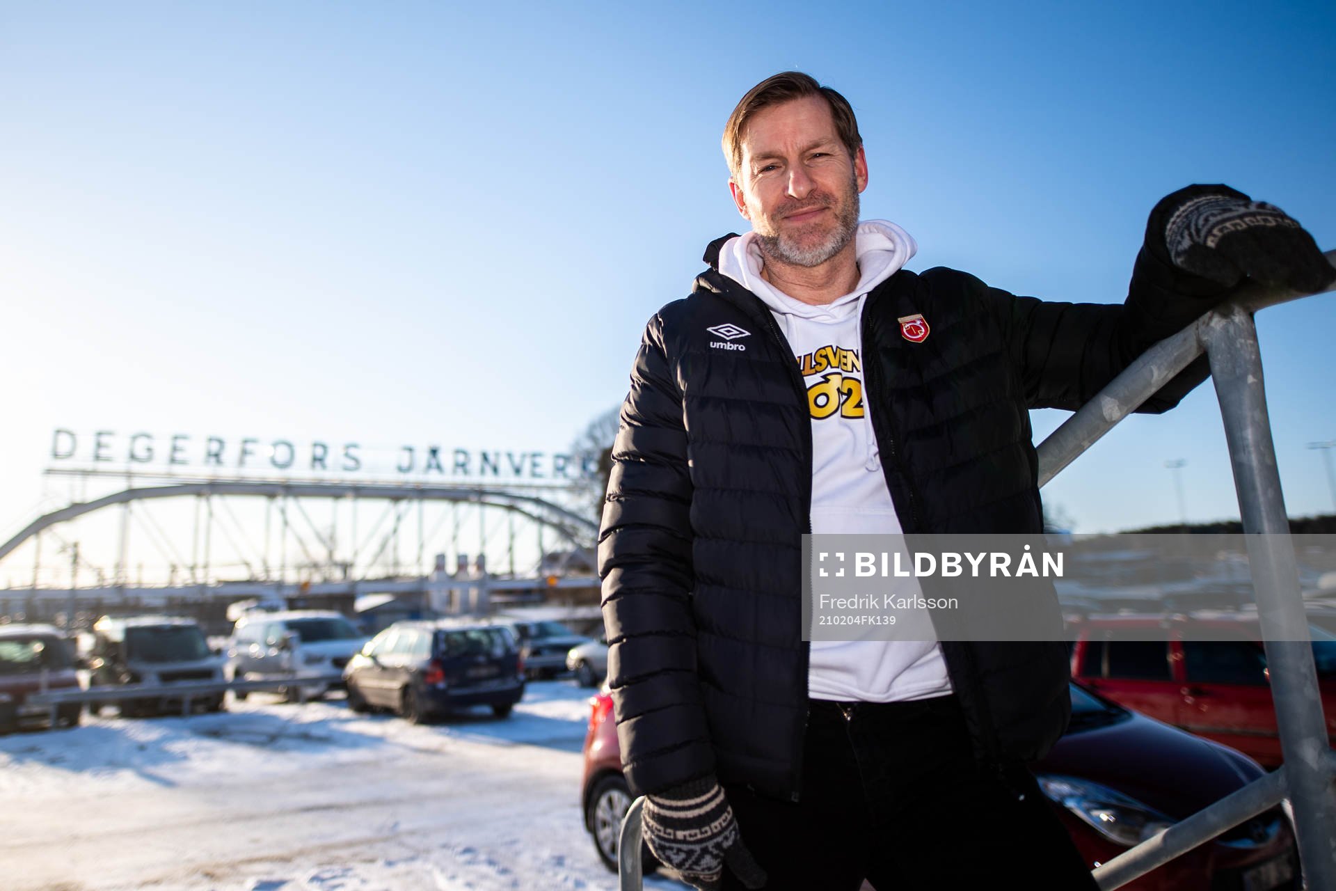 Leif Olsson f.d Degerfors IF under en intervju i Degerfors den 4 februari 2021 i Degerfors. 