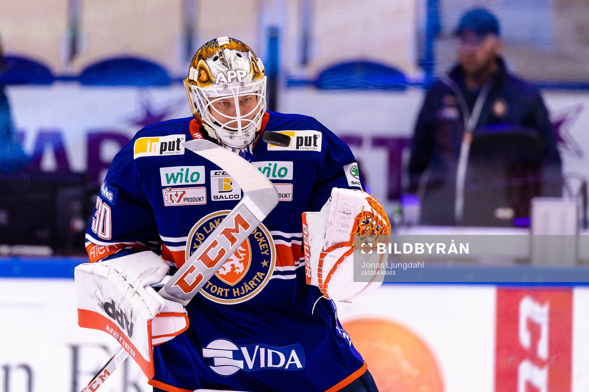 Växjös målvakt Viktor Fasth
