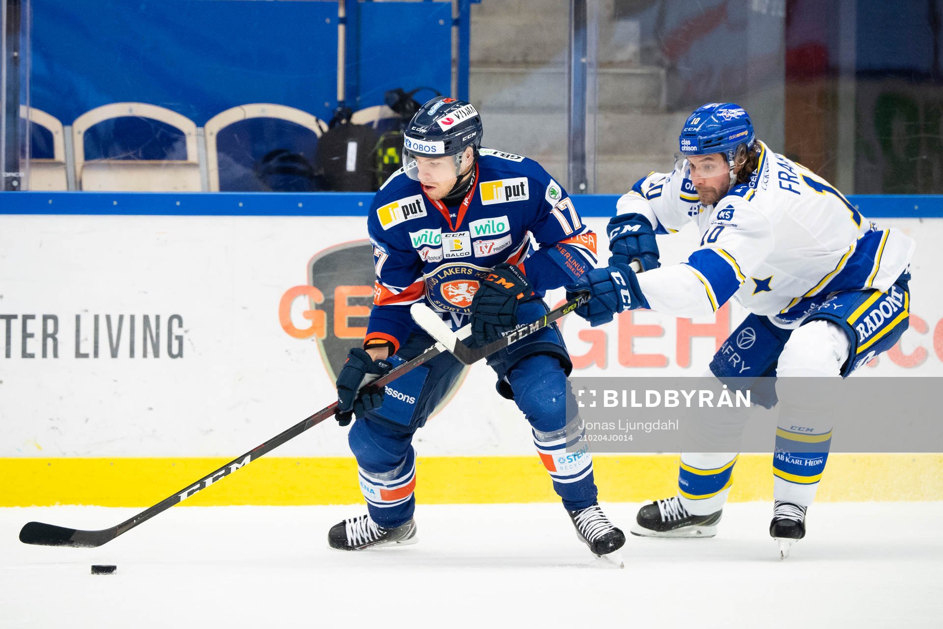 Växjös Emil Forslund och Leksands Johan Fransson
