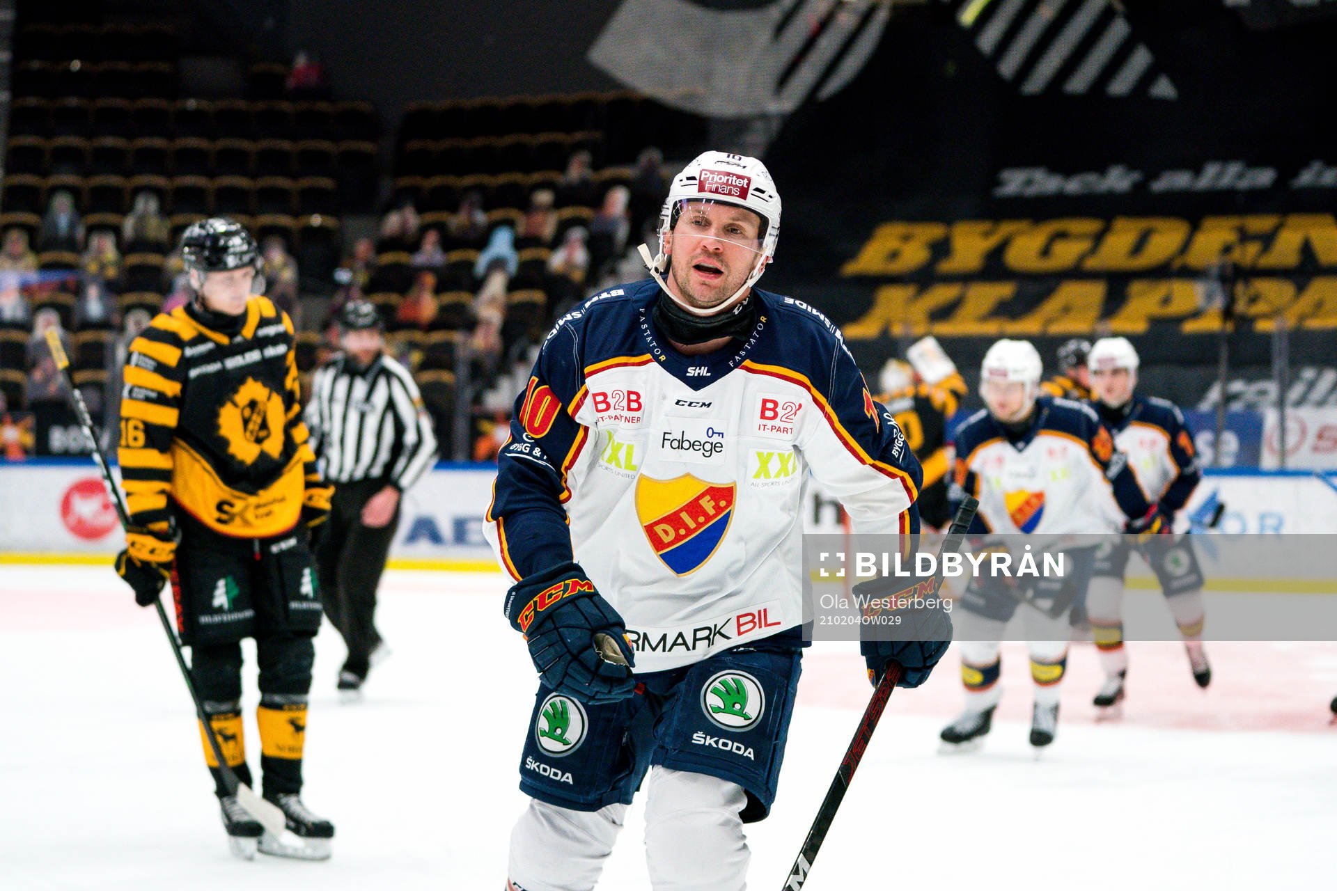 Djurgårdens Niclas Bergfors jublar