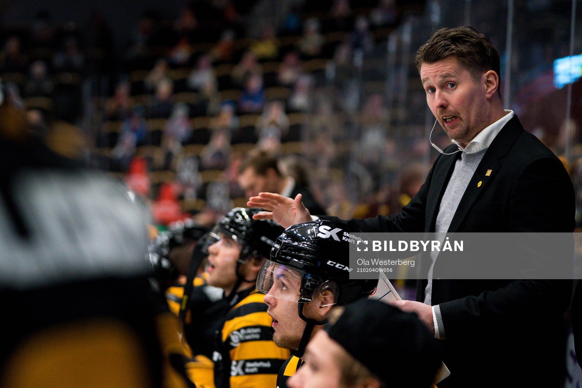 Skellefteås tränare Stefan Klockare