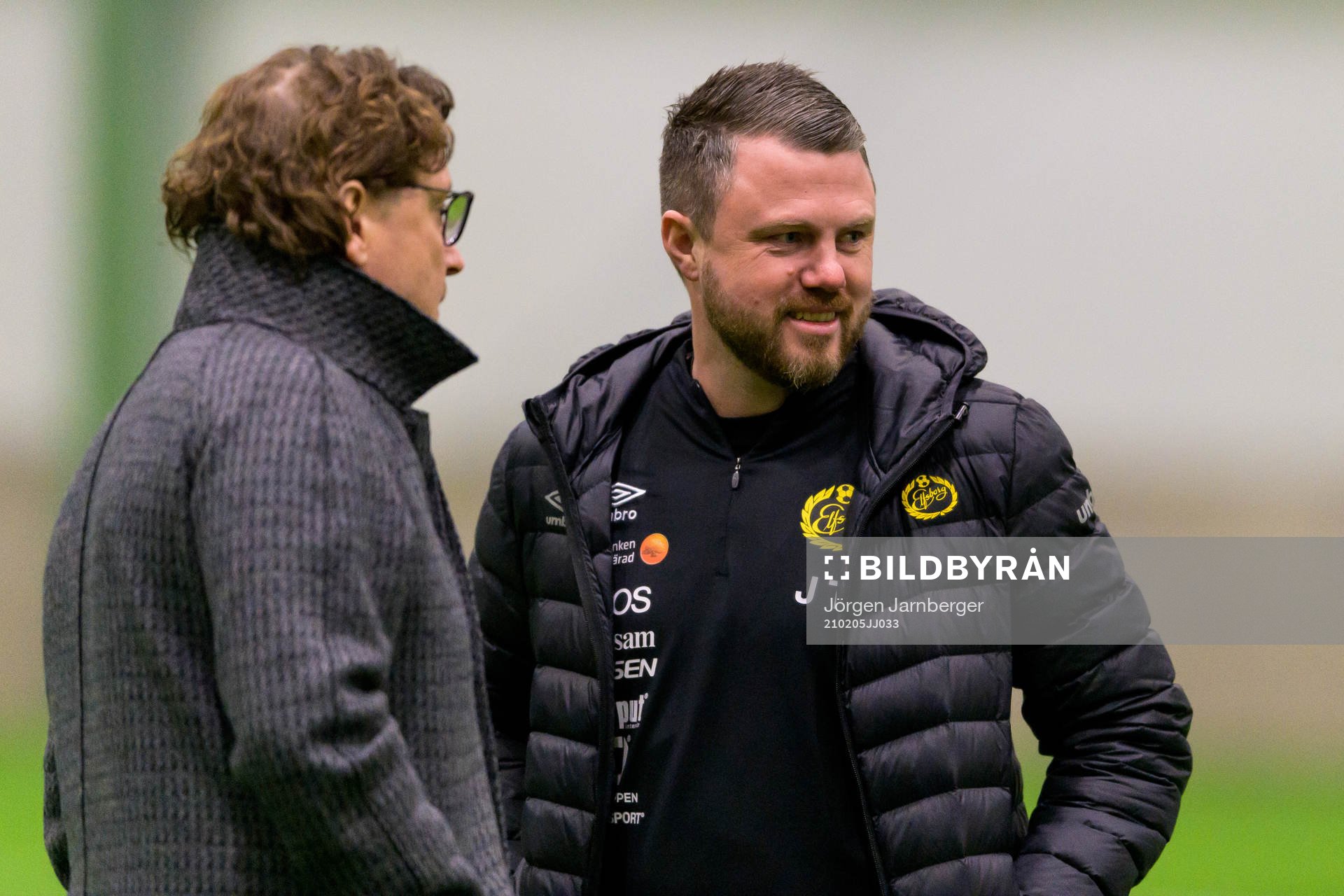 Elfsborgs Manager Jimmy Thelin under träningsmatchen i fotboll mellan Elfsborg och Helsingborg den 5 februari 2021 i Borås. 