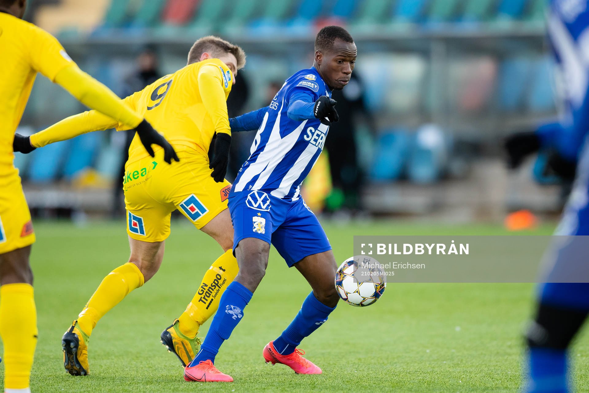 IFK Göteborgs Alhassan Yusuf Abdullahi och Halmstads
