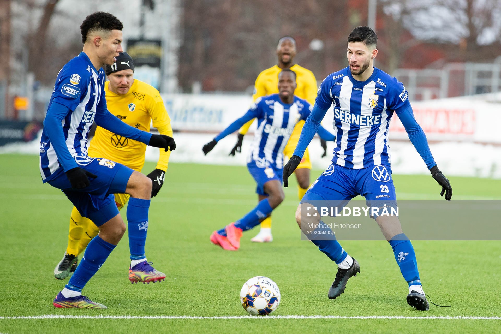 IFK Göteborgs Alexander Jallow och Kevin Yakob