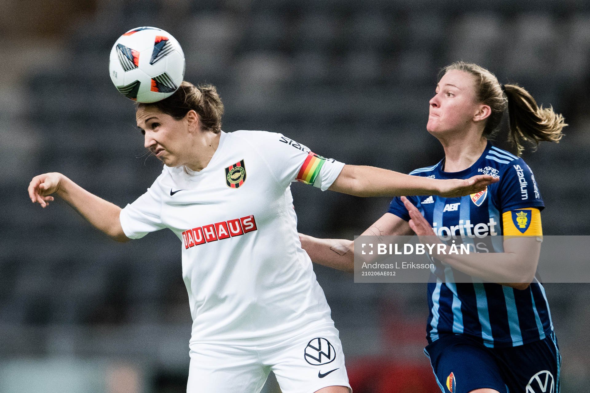Brommapojkarnas Sofia Parkner och Djurgårdens Rachel
