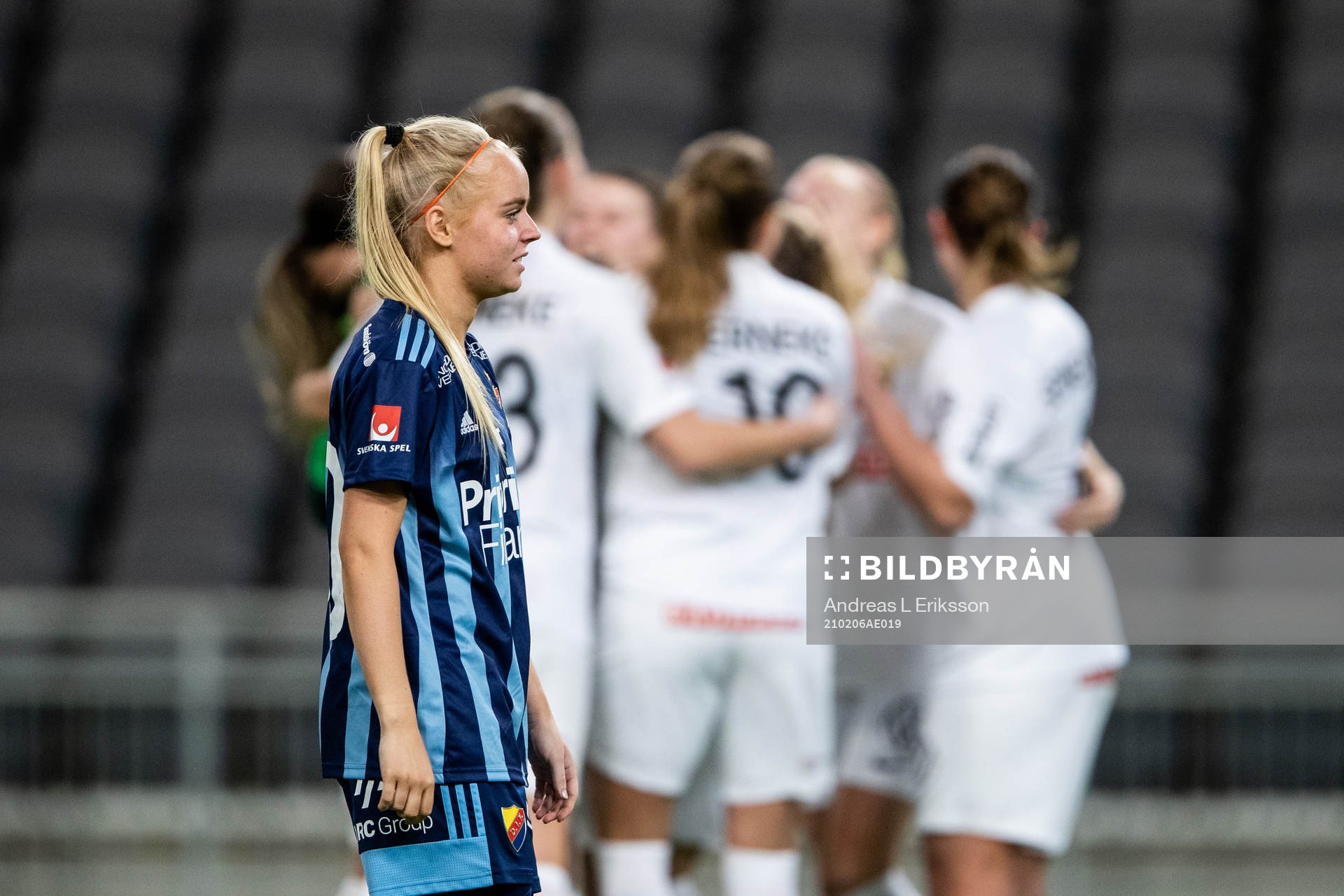 Djurgårdens Tilda Sjöqvist deppar