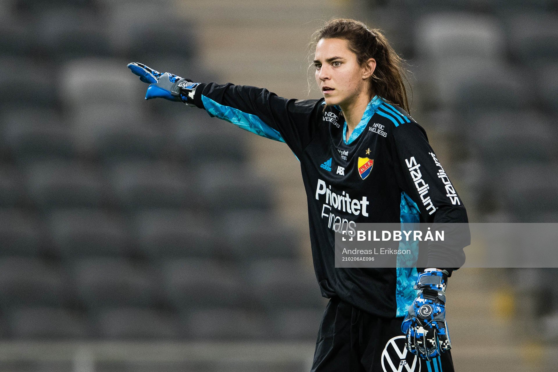 Djurgårdens målvakt Kelsey Daugherty