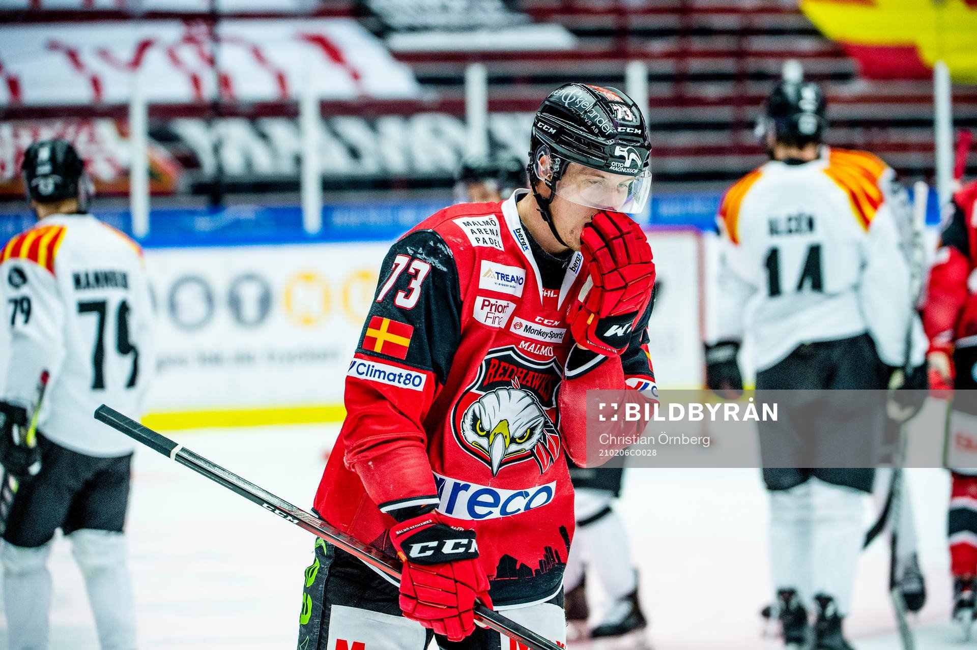 Malmö Redhawks Adam Ollas Mattsson deppar