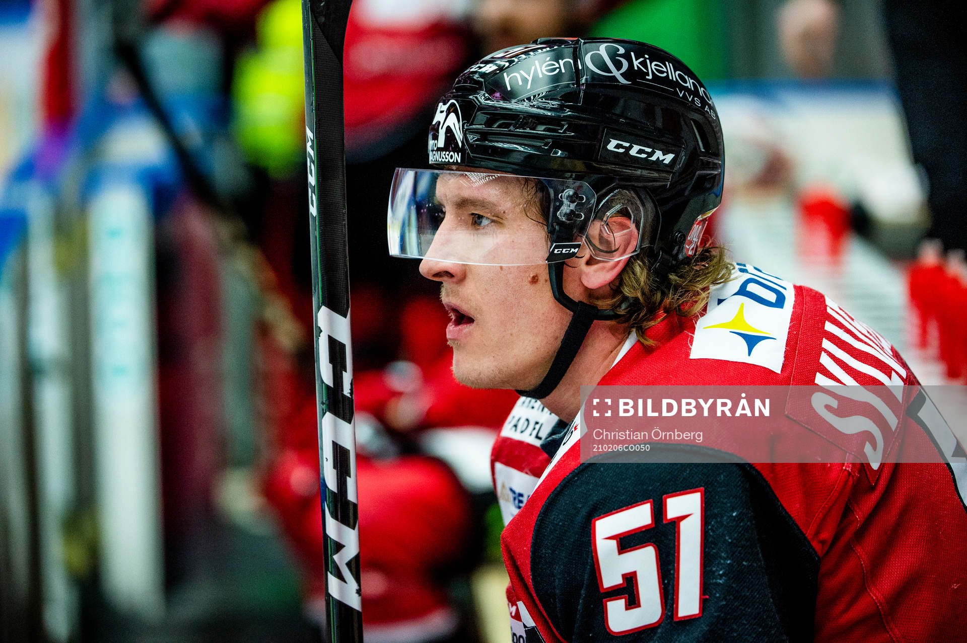 Malmö Redhawks Emil Sylvegård deppar