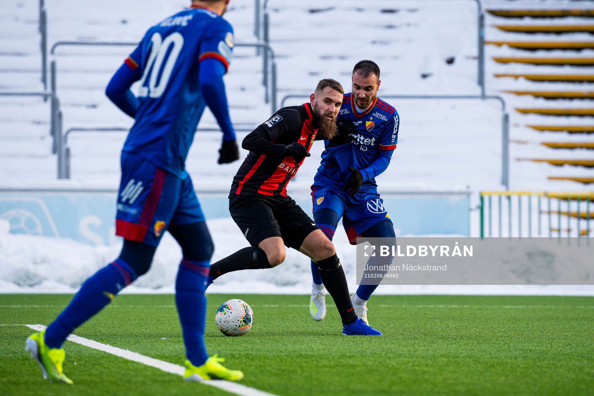 Brommapojkarnas Ali Suljic och Djurgårdens Dzenis Kozica