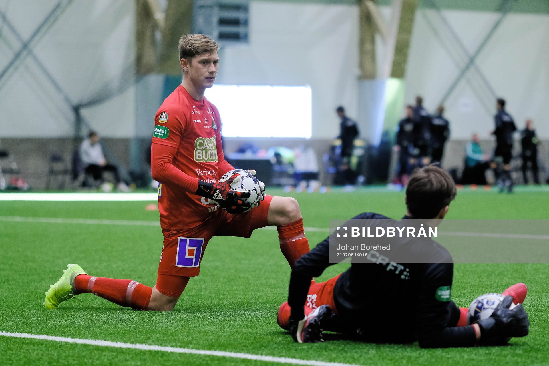 Varbergs målvakter Philip Mårtensson och August Strömberg