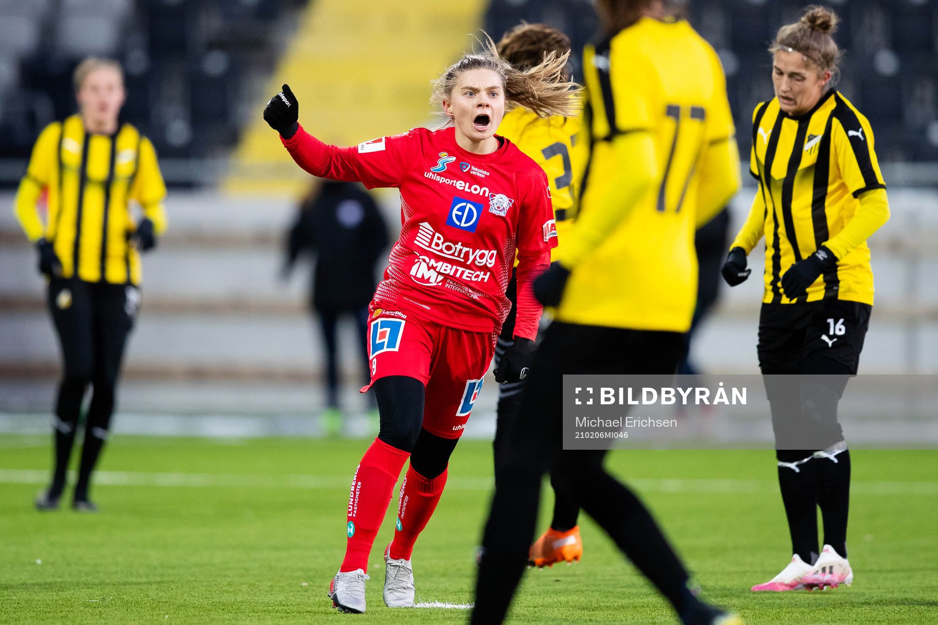 Linköpings Therese Simonsson jublar