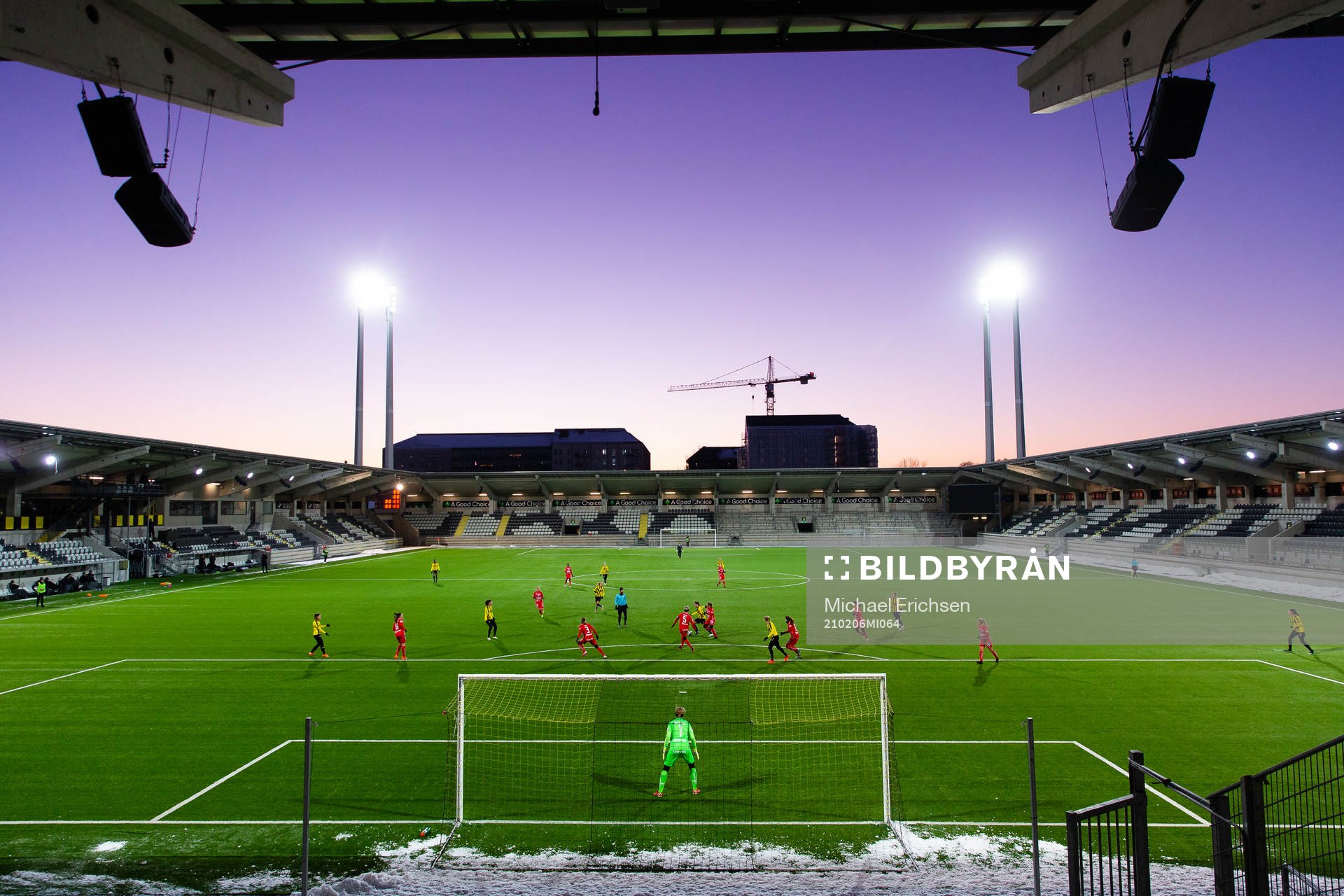 Vy över Bravida Arena
