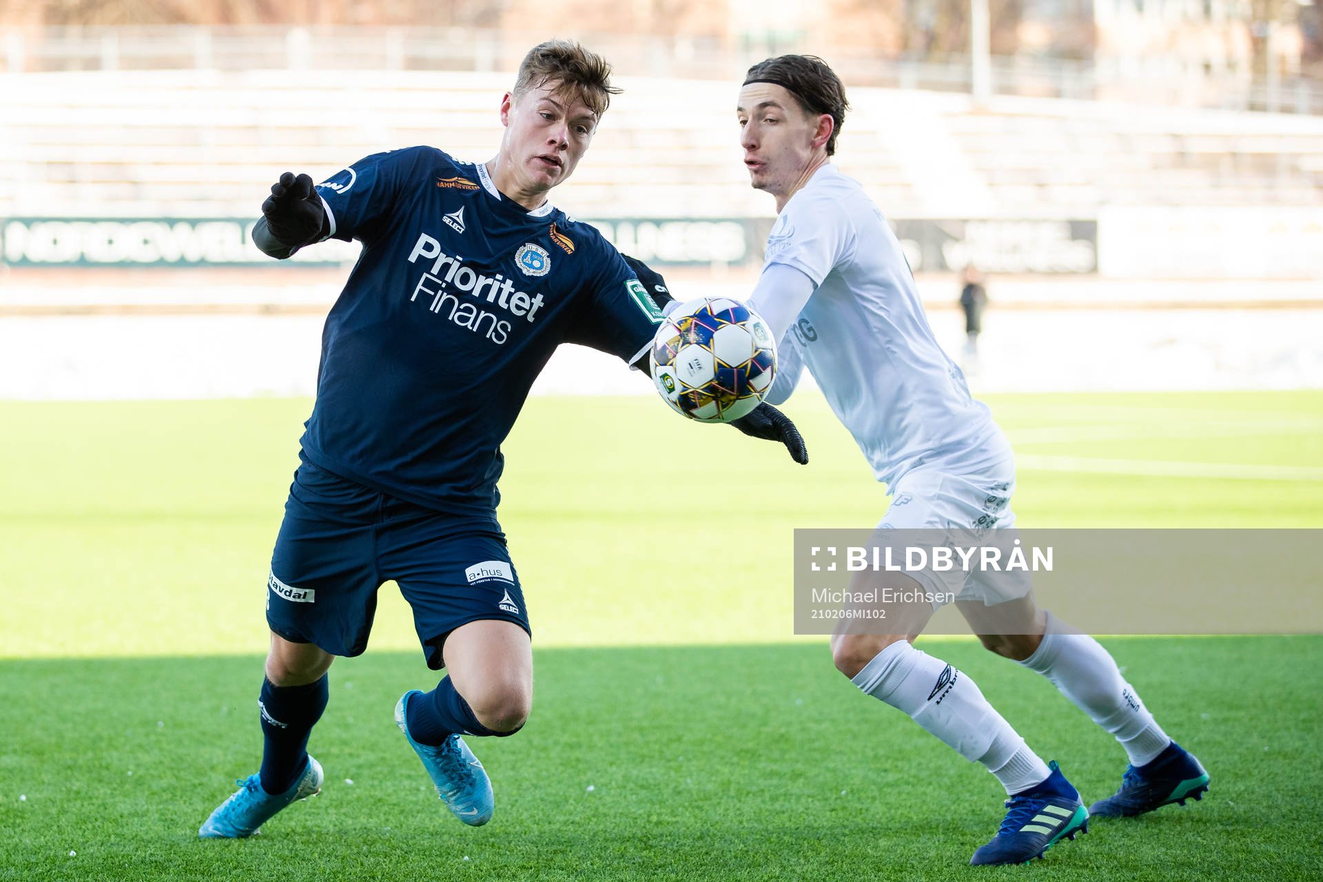 Utsiktens Albin Skoglund och Örgrytes Lukas Browning