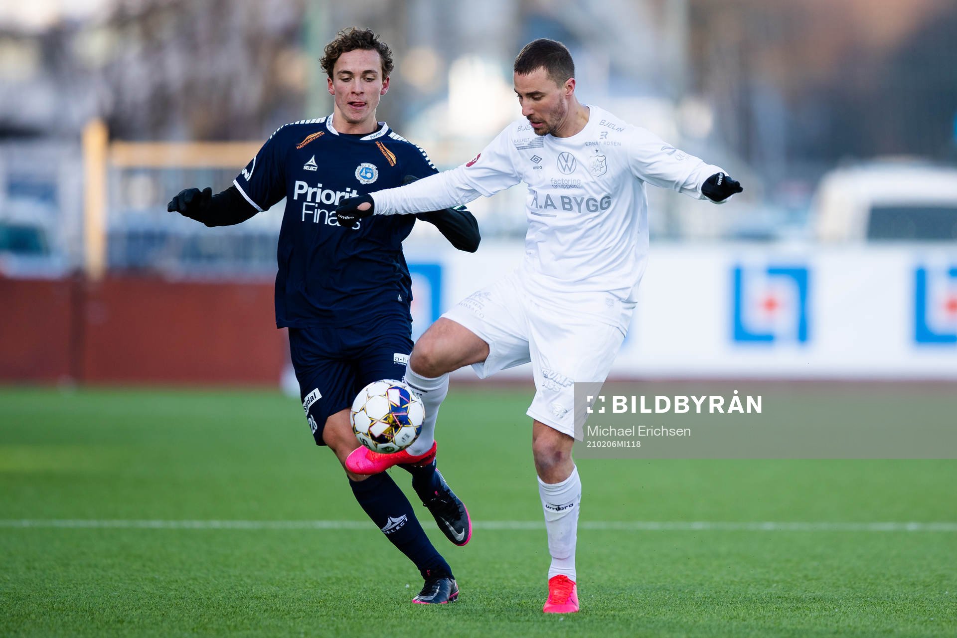 Örgrytes Jonathan Azulay under fotbollsmatchen i träningsmatchen mellan Örgryte och Utsikten den 6 februari 2021 i Göteborg. 
