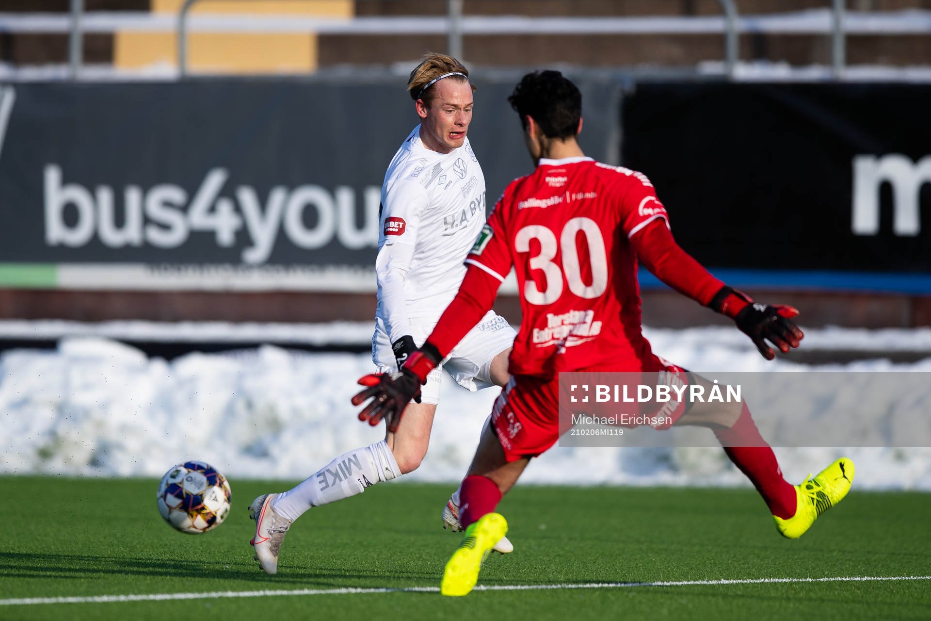 Örgrytes Arvid Sigurdsson i friläge mot Utsiktens