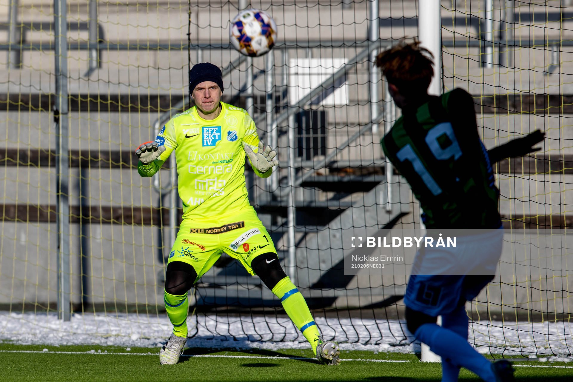 Norrbys målvakt Hampus Falk